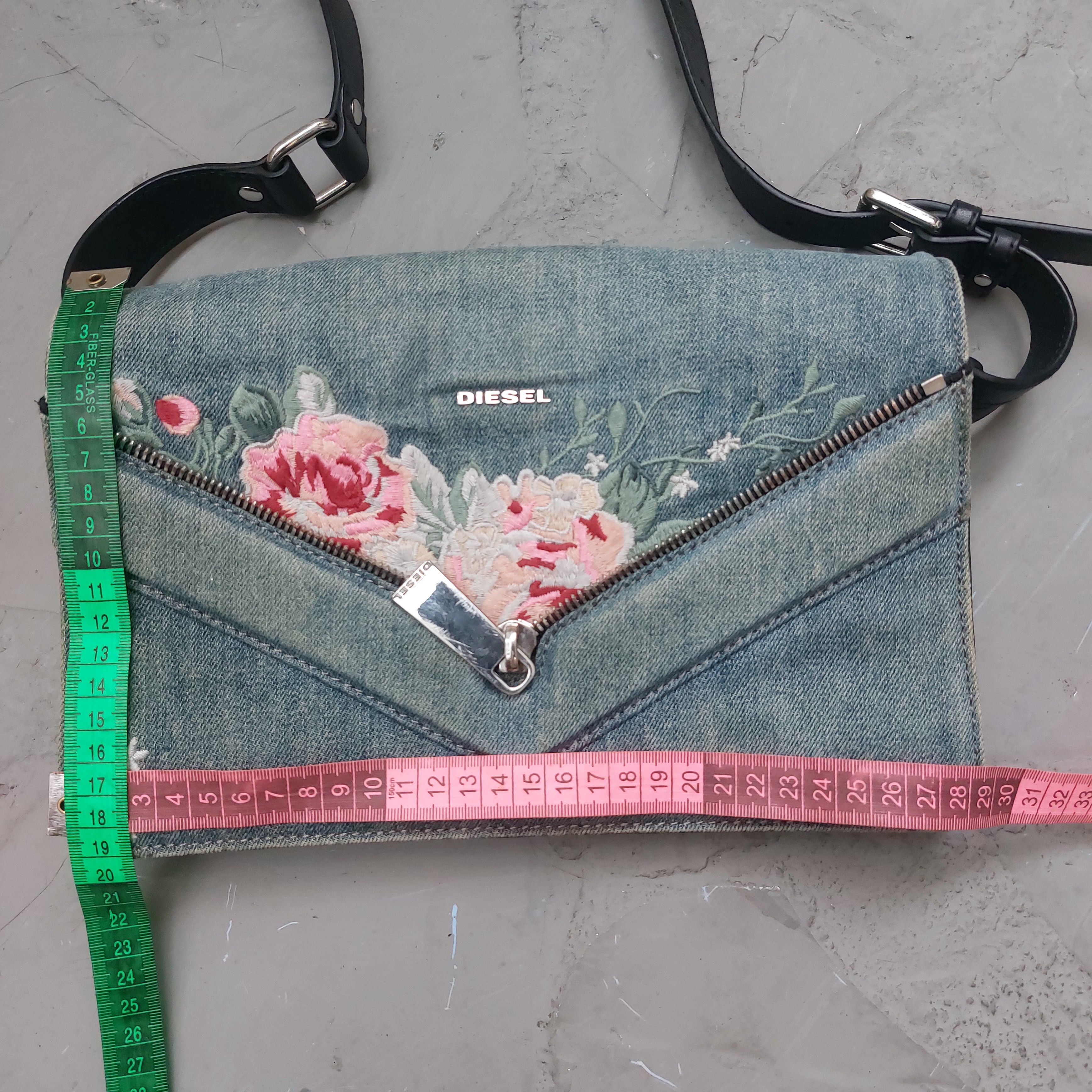 Diesel Diesel Le Misha Denim mix Leather Size ONE SIZE - 6 Thumbnail