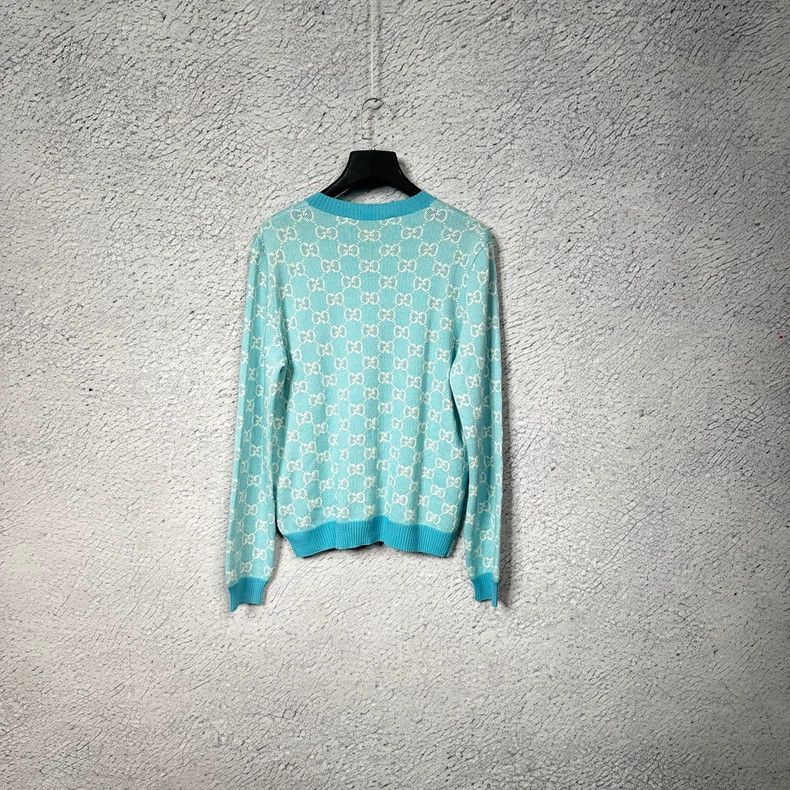Gucci GucciPopular double G full-print single-breasted wool cardi Size XXL / US 16-18 / IT 52-54 - 2 Thumbnail