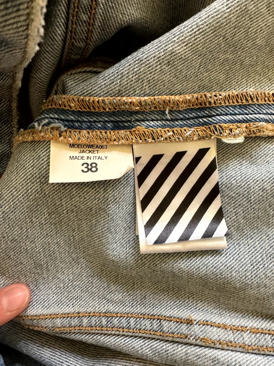 Off-White Off-White Denim Jacket Size XS / US 0-2 / IT 36-38 - 4 Thumbnail
