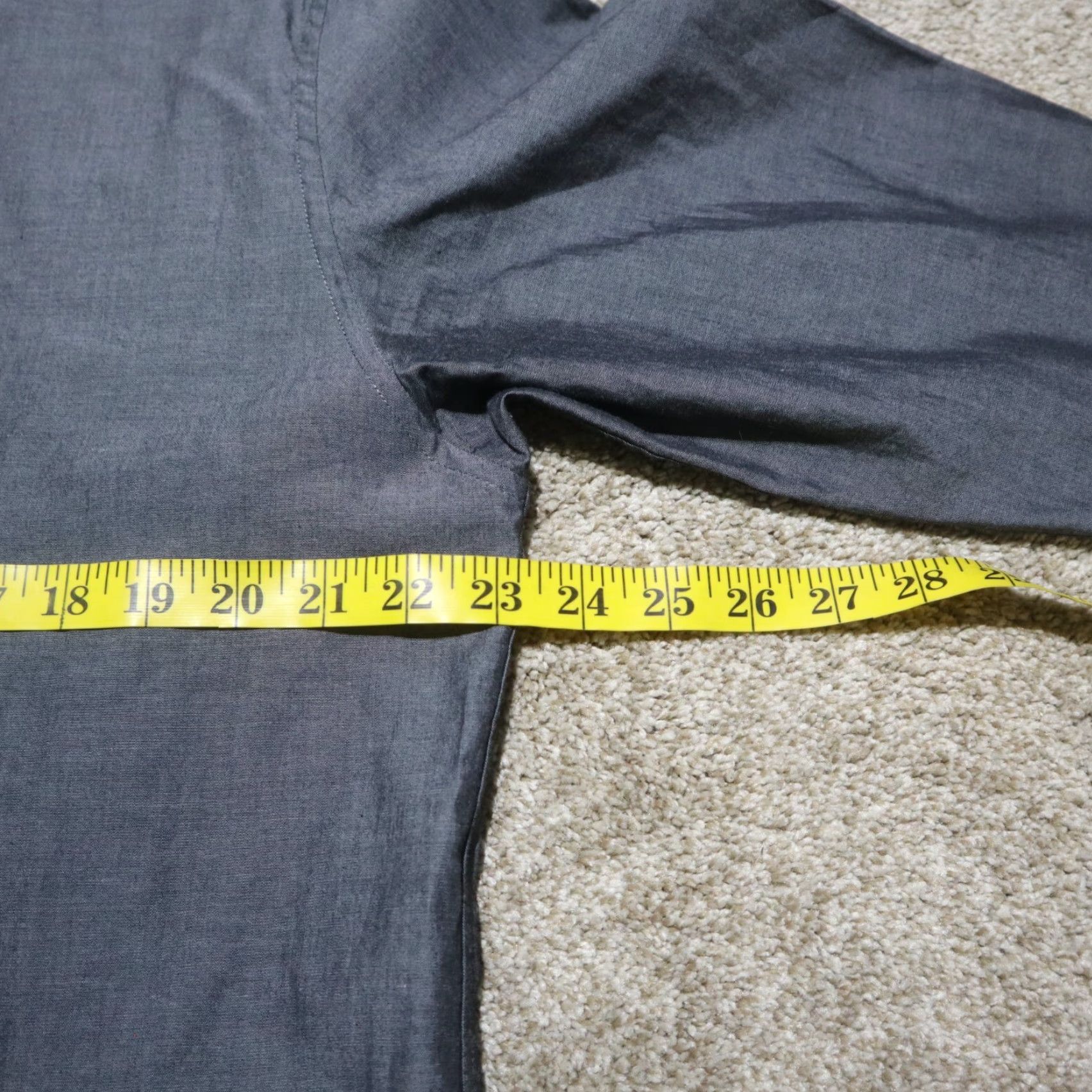 Kenneth Cole Kenneth Cole Reaction Shirt Slim Gray 16.5 Men Long Sleeve Button-Up Size US XL / EU 56 / 4 - 5 Thumbnail
