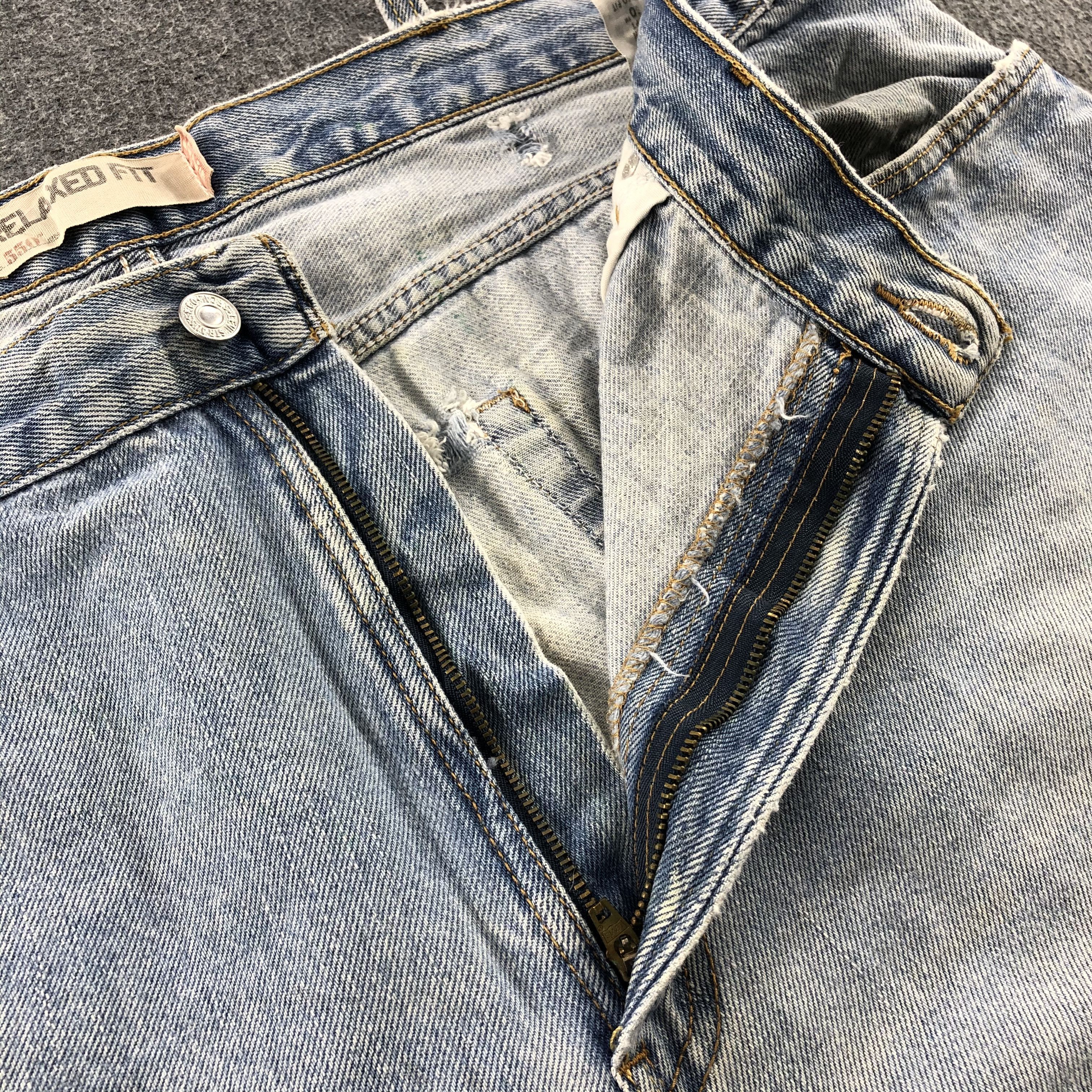 Levi's Vintage Light Wash Levis 550 Jeans-J1256 Size US 41 - 9 Thumbnail
