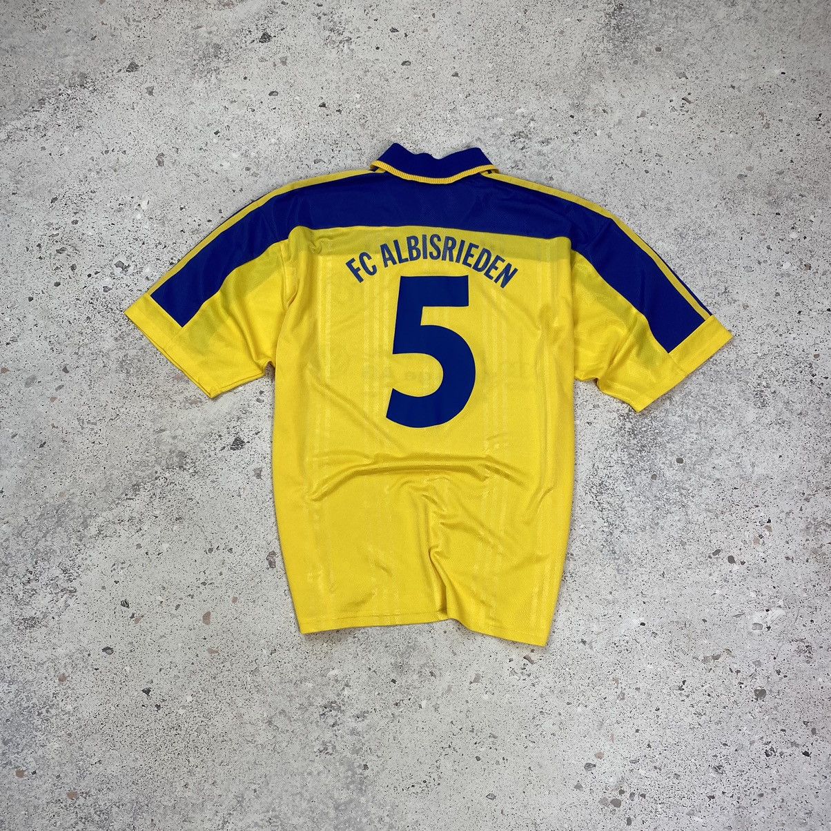 Men's football shirt Adidas vintage 1999 blue yellow Size XL