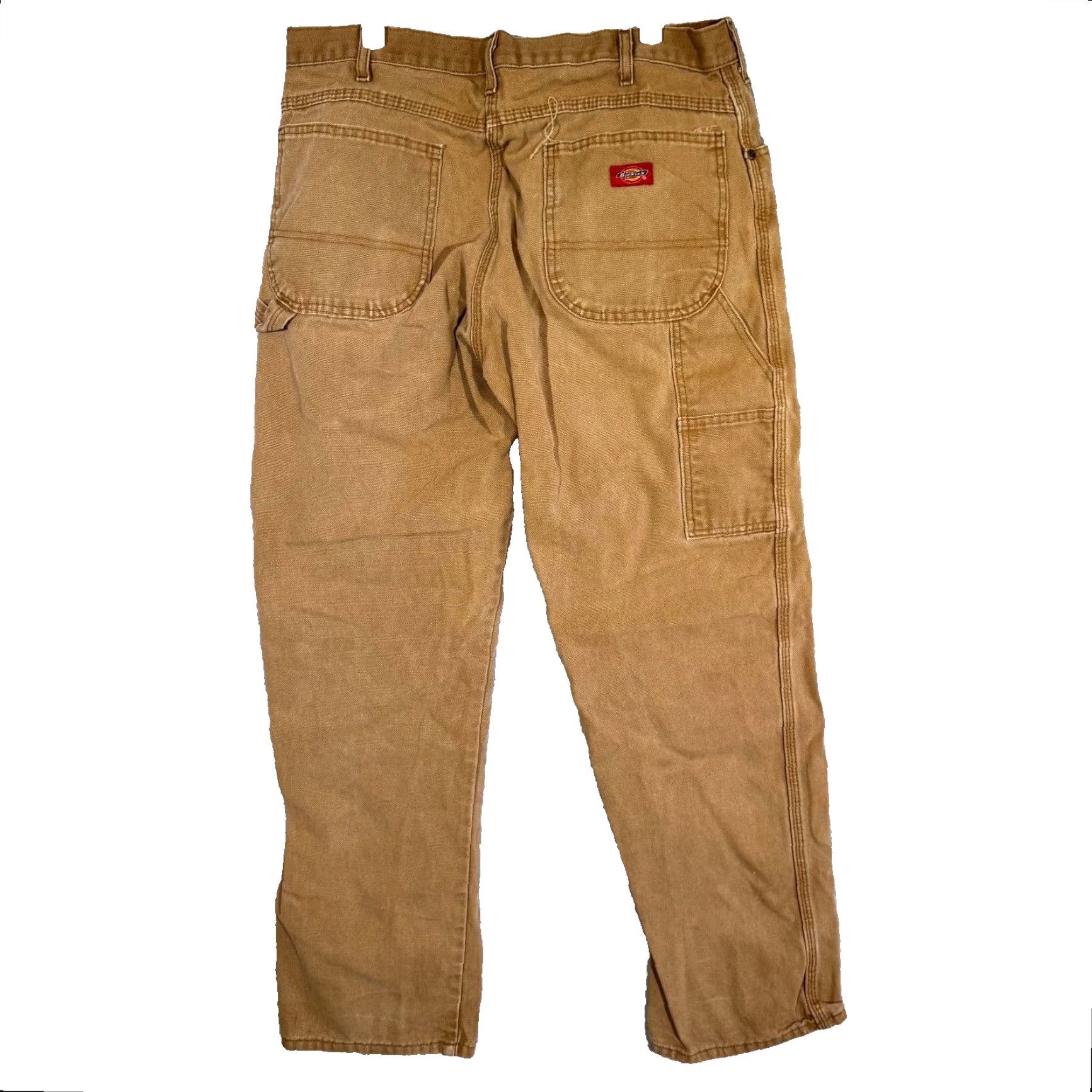Dickies Dickies Carpenter Jeans Men’s 34x32 Brown Denim Relaxed Fit Straight Leg Size US 34 / EU 50 - 2 Thumbnail