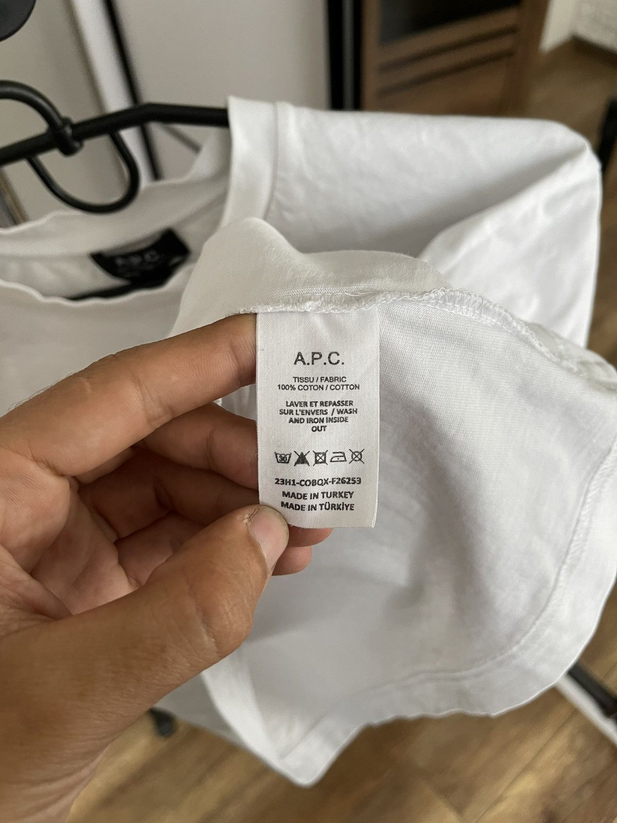 A.P.C. APC Rue Madame Paris T-Shirt Tee Size L / US 10 / IT 46 - 8 Thumbnail