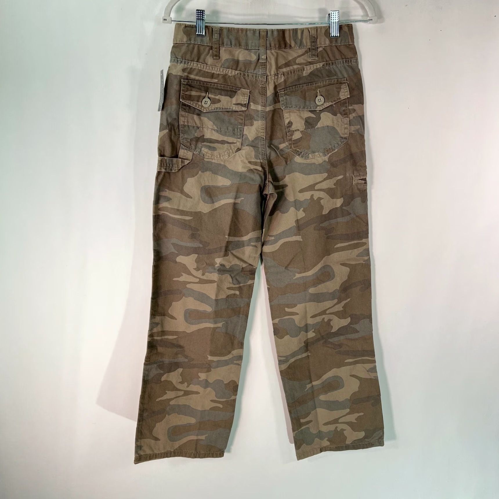 Faded Glory Faded Glory Brown Camouflage Canvas Carpenter Pants Size 14 Regular Fit Mens Size US 32 / EU 48 - 2 Thumbnail