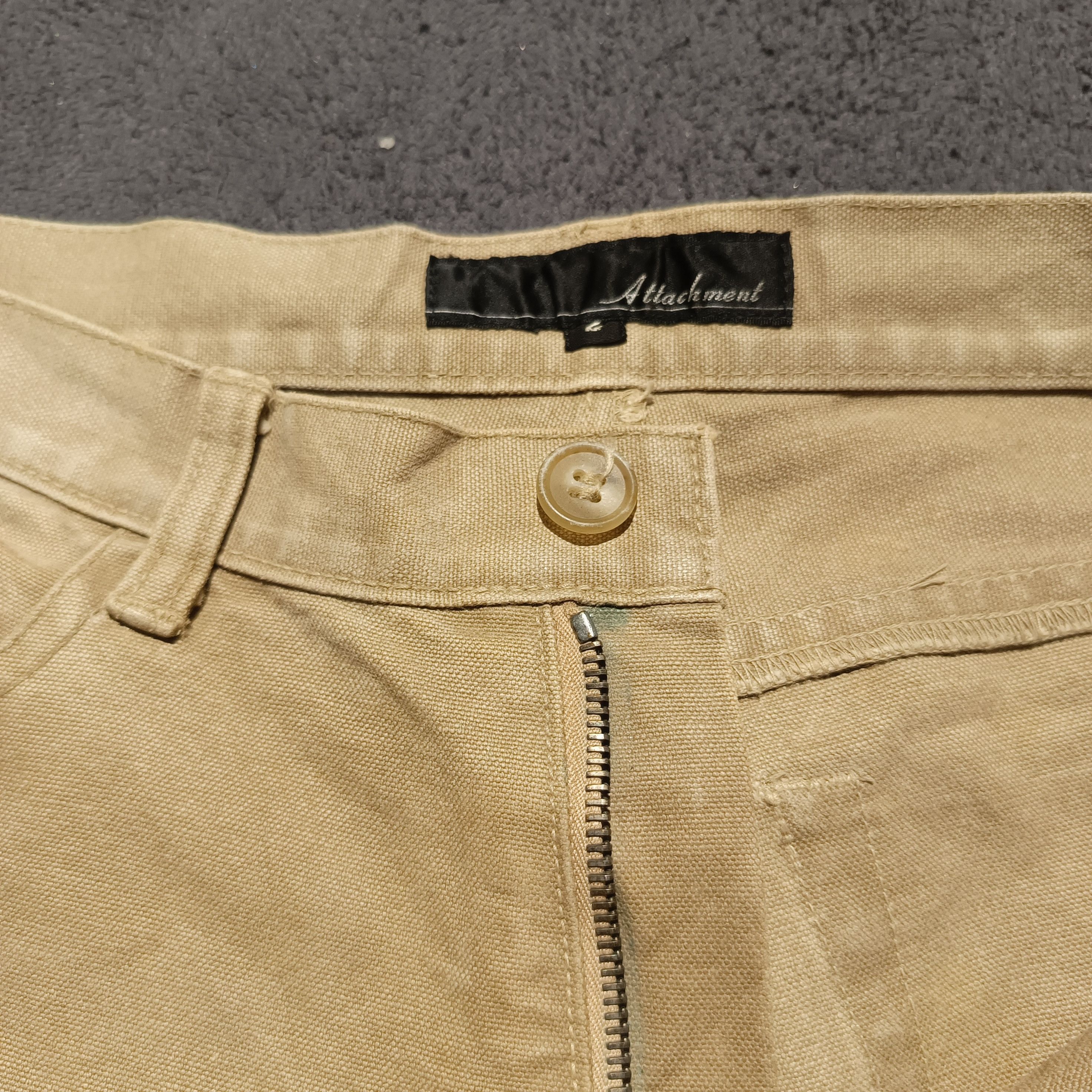 Kazuyuki Kumagai Attachment Vtg 90s Attachment Heavy Duty Hard Dirty Washed Denim Size US 30 / EU 46 - 7 Thumbnail