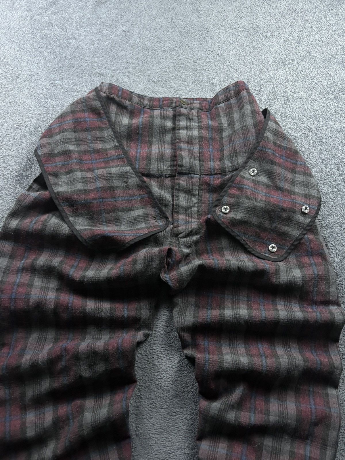Henrik Vibskov 00s Vintage Henrik Vibskov Retro Plaid Trousers Pants Y2K Size US 35 - 4 Thumbnail