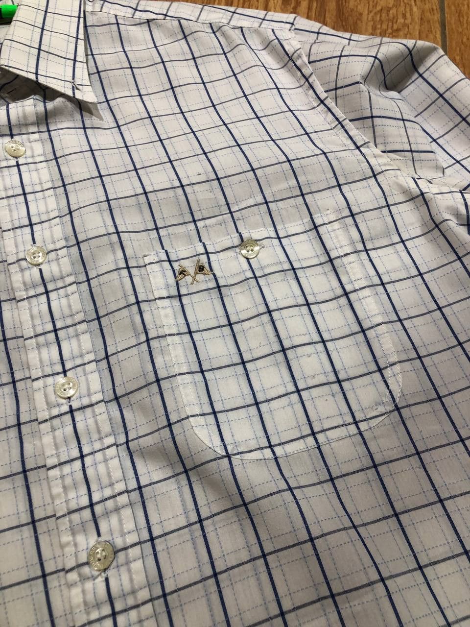 Burberry Thomas Burberry Check Shirt Embroidered Logo Size US M / EU 48-50 / 2 - 10 Thumbnail