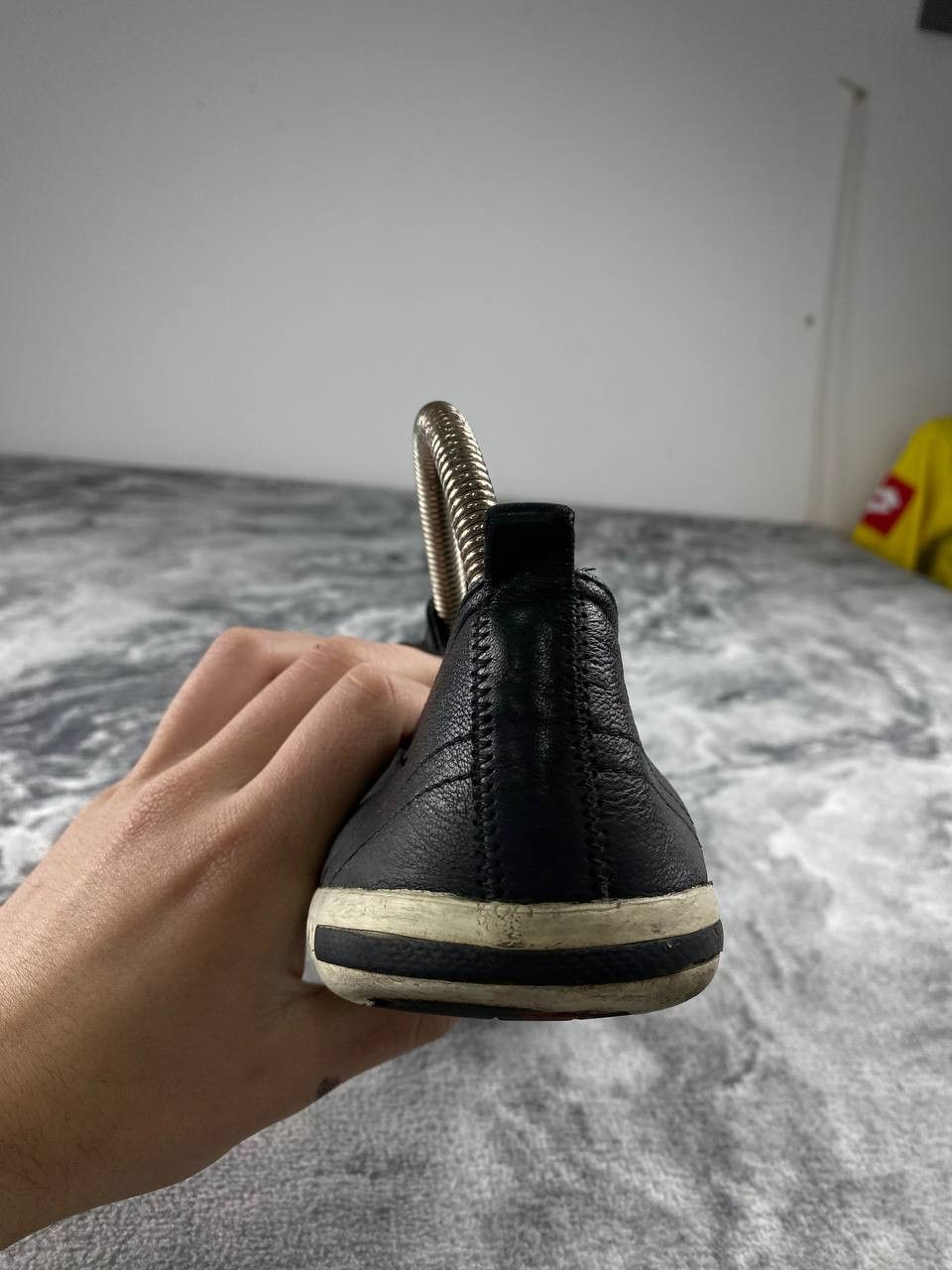 Prada Prada Red Tab Leather Low Trainers Men Size 7 Black Size US 7 / EU 40 - 10 Thumbnail