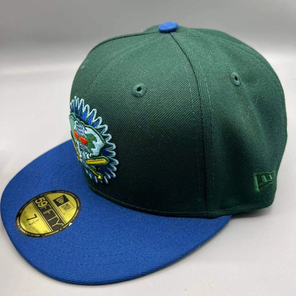 New Era Oakland Athletics Hat Men 7 1/2 59Fifty New Era Fitted Cap Size ONE SIZE - 4 Thumbnail