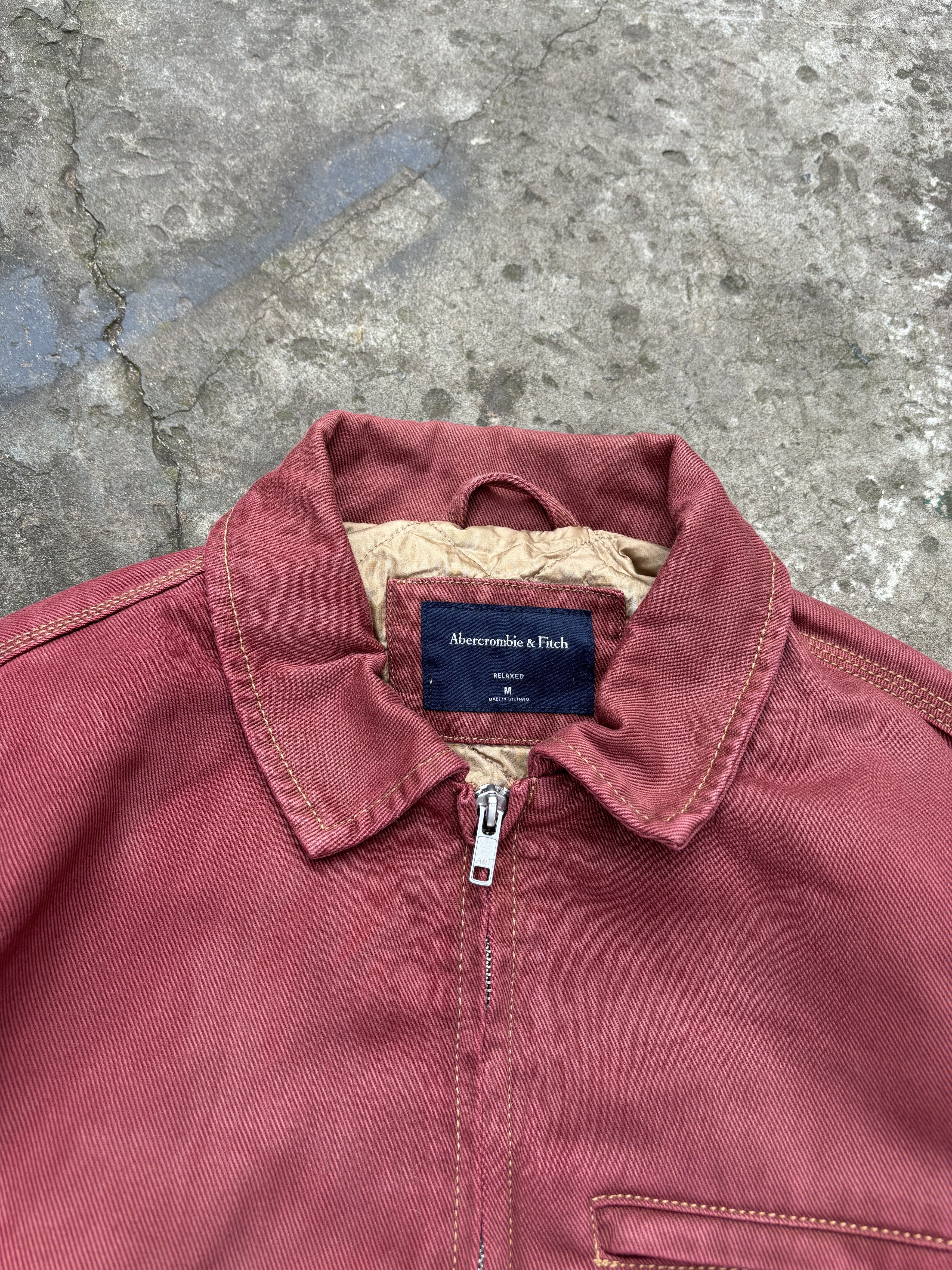 Abercrombie & Fitch Abercrombie Fitch Garment Dyed Canvas Work Insulated Jacket Size US M / EU 48-50 / 2 - 4 Thumbnail