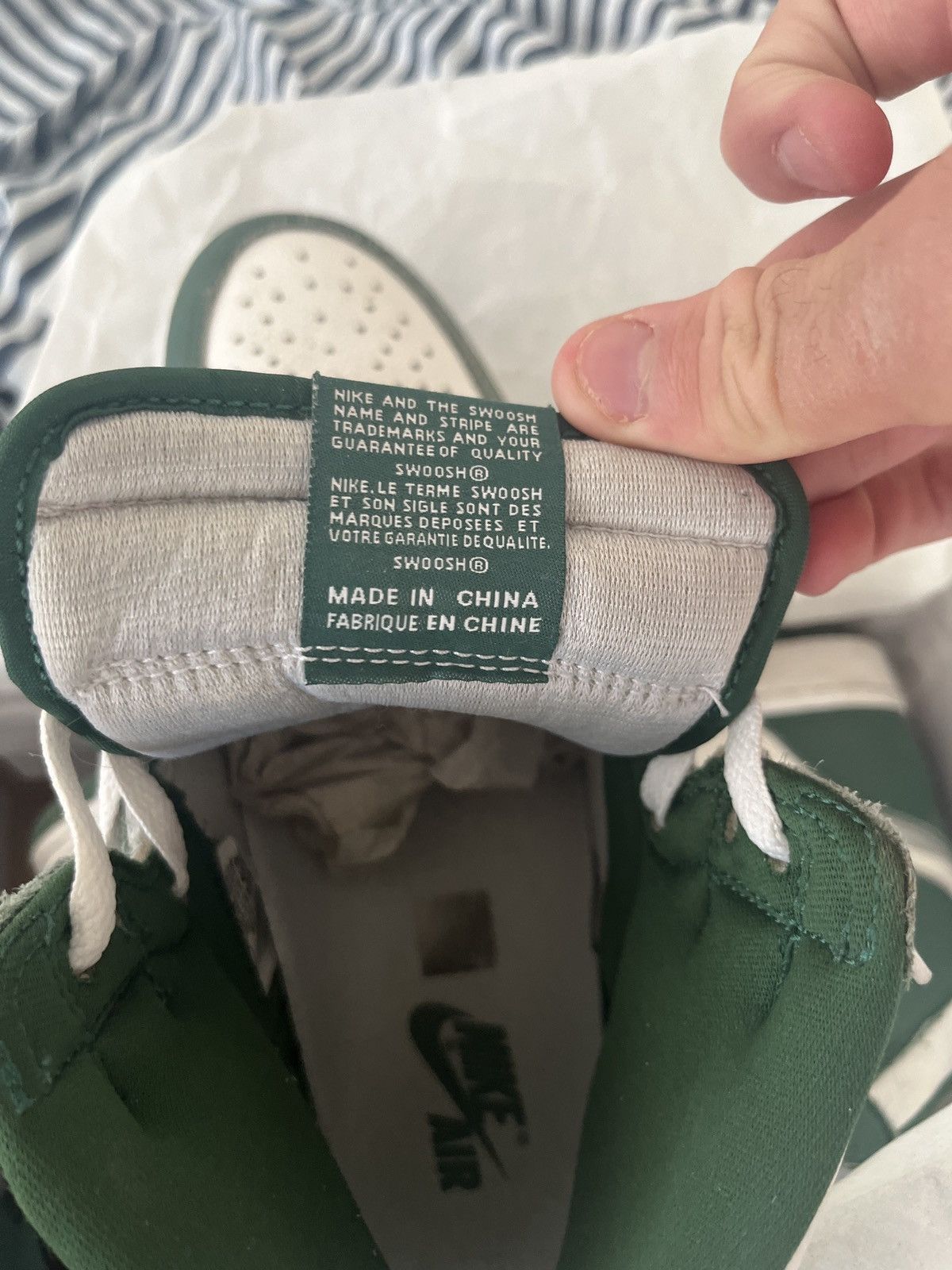 Jordan Brand Air Jordan 1 gorge green Size US 9 / EU 42 - 2 Thumbnail