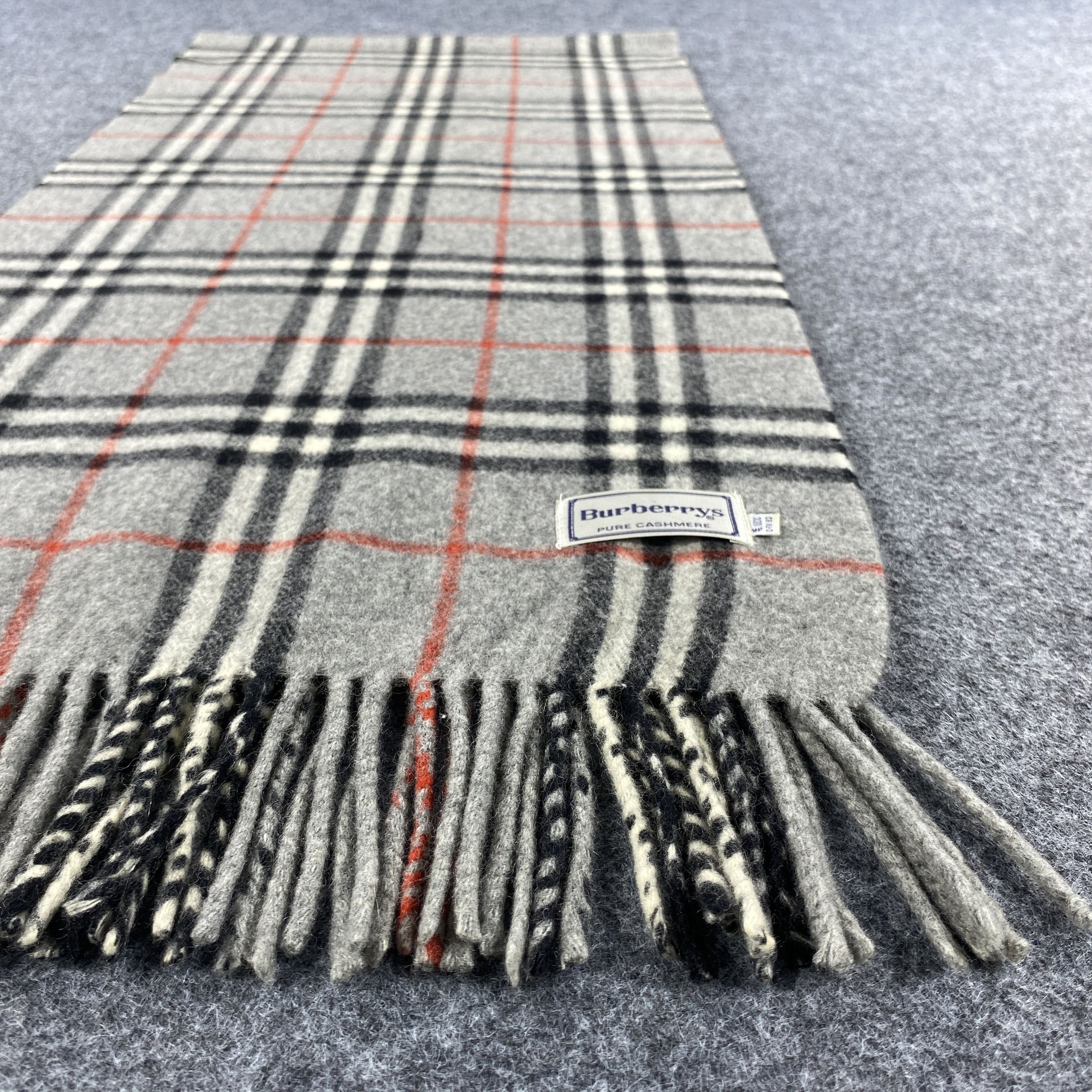 Burberry × Vintage GF10602 Burberry Scarf Neck Wear Muffler Nova Check Size ONE SIZE - 9 Thumbnail