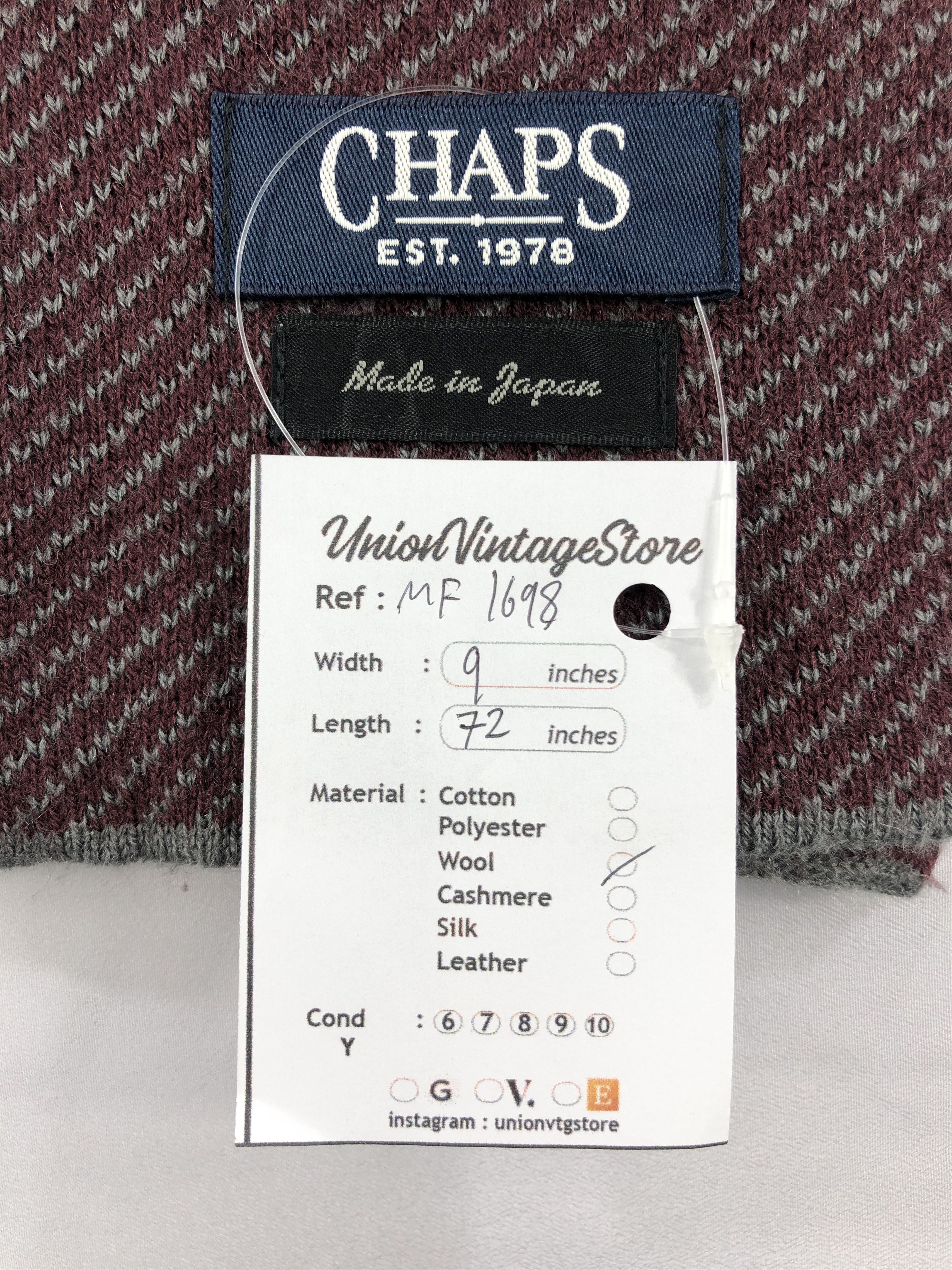 Chaps Vintage Chaps Scarf/Muffler/Neckwear MF1698 Size ONE SIZE - 5 Thumbnail