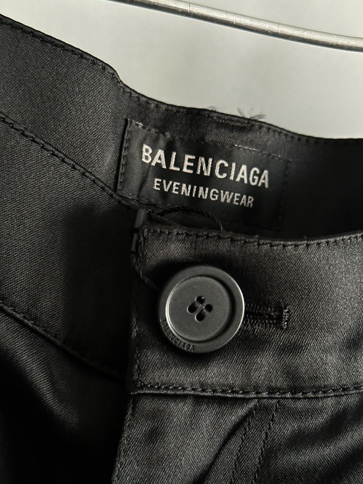 Balenciaga SS22 Balenciaga Loose-cut Satin Trousers Size US 31 - 5 Thumbnail