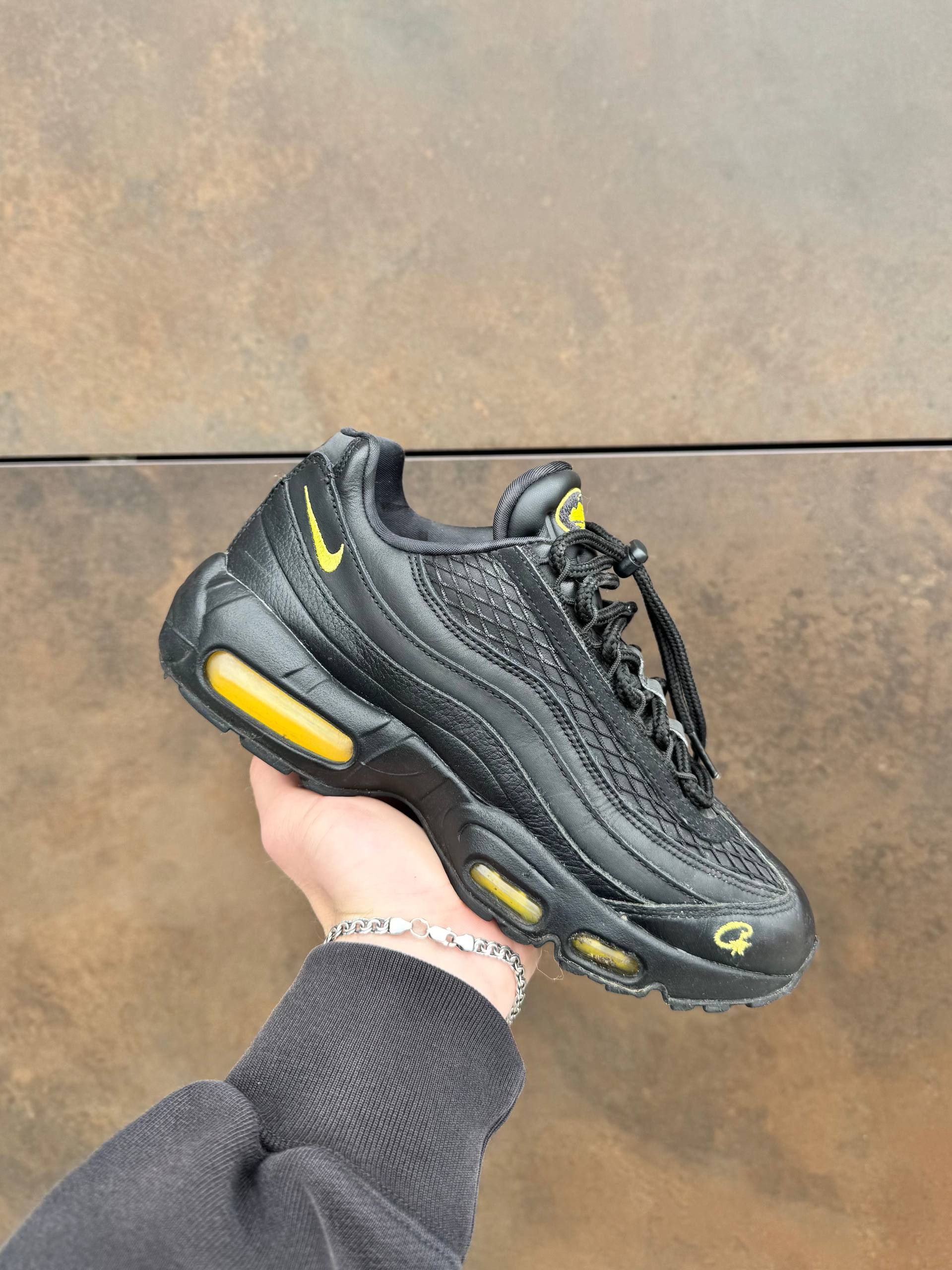 Corteiz × Nike Nike Air Max 95 x Corteiz Black Tour Yellow Honey FB2709-003 Size US 7 / EU 40 - 1 Thumbnail
