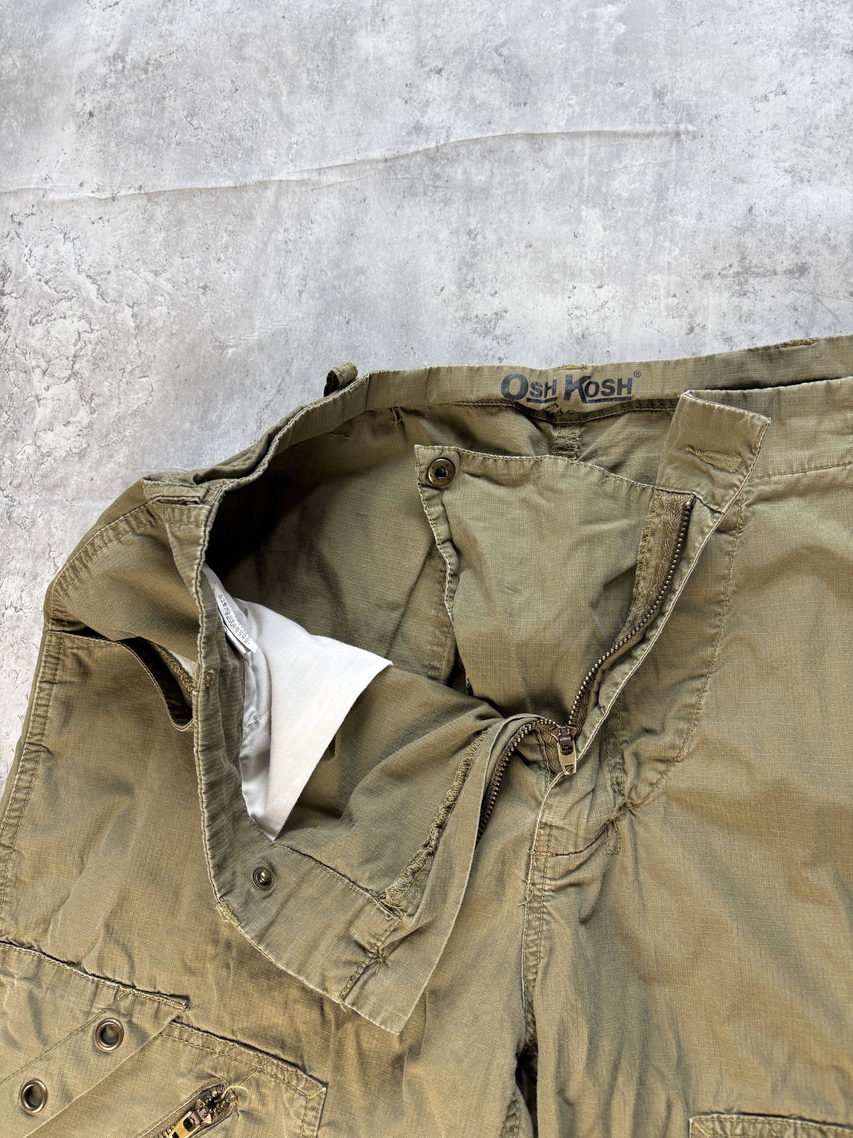 Oshkosh Japanese Archive Osh Kosh Long Military Shorts Size US 34 / EU 50 - 6 Thumbnail