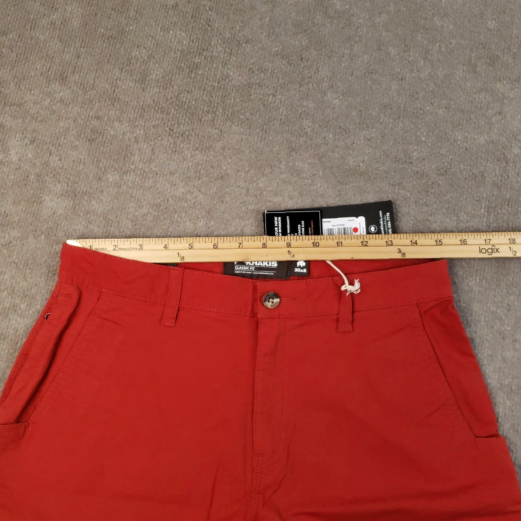Mountain Khakis VINTAGE Mountain Khakis Shorts Mens Size 30 Red Stretch Poplin Classic Fit Lightweight Size US 30 / EU 46 - 6 Thumbnail