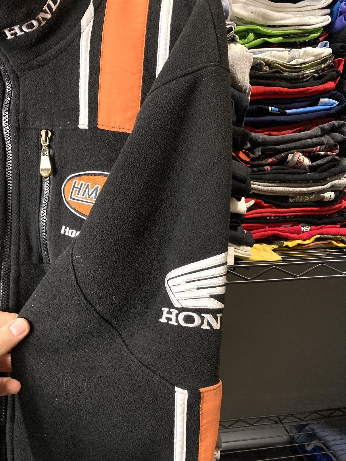 Japanese Brand Vintage Honda Racing Fleece Sweatshirt Castrol Size US S / EU 44-46 / 1 - 10 Thumbnail