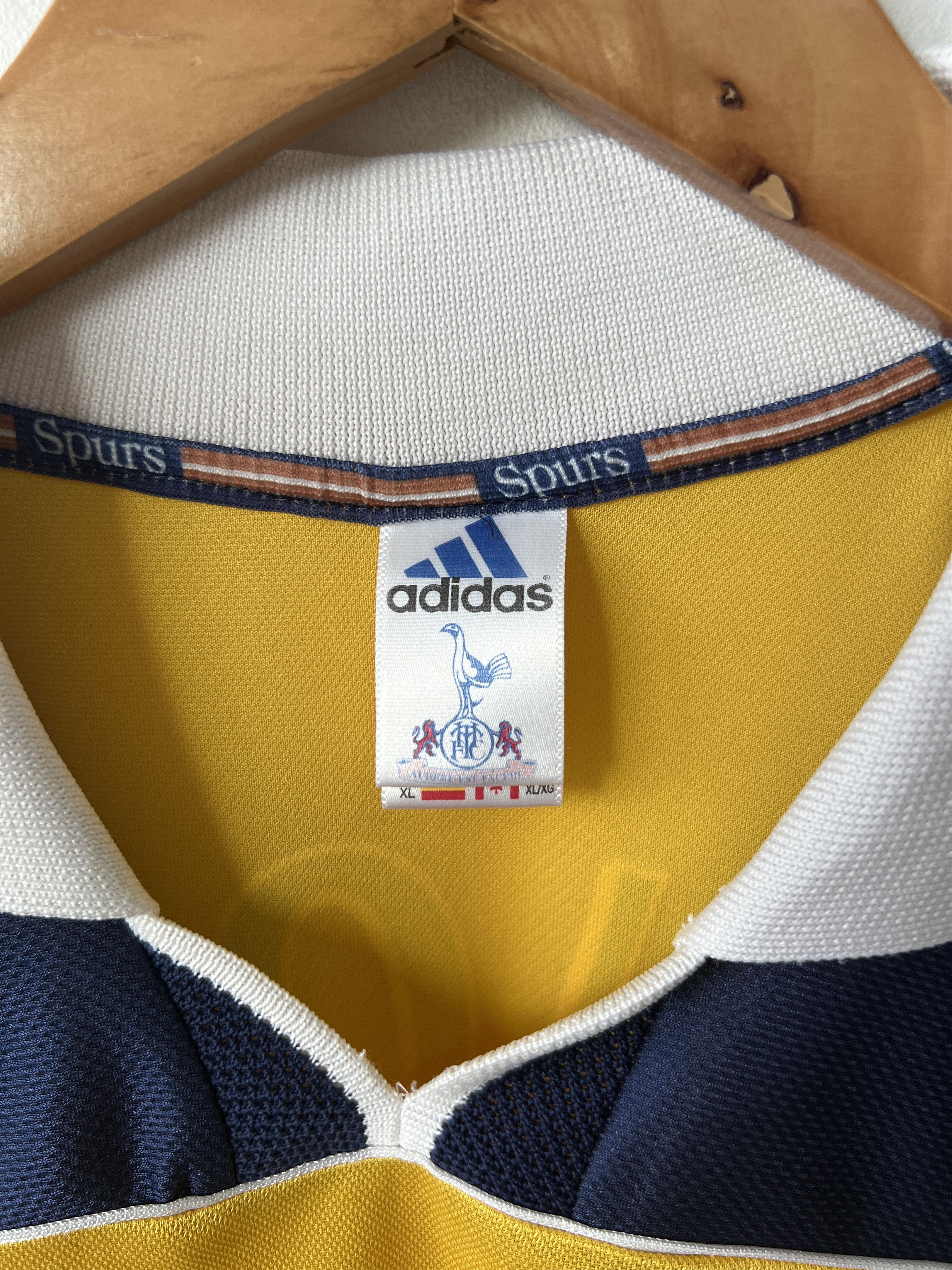 Adidas (XL) Tottenham Spurs 1999-00 Away Kit Ginola #14 Size US XL / EU 56 / 4 - 3 Thumbnail