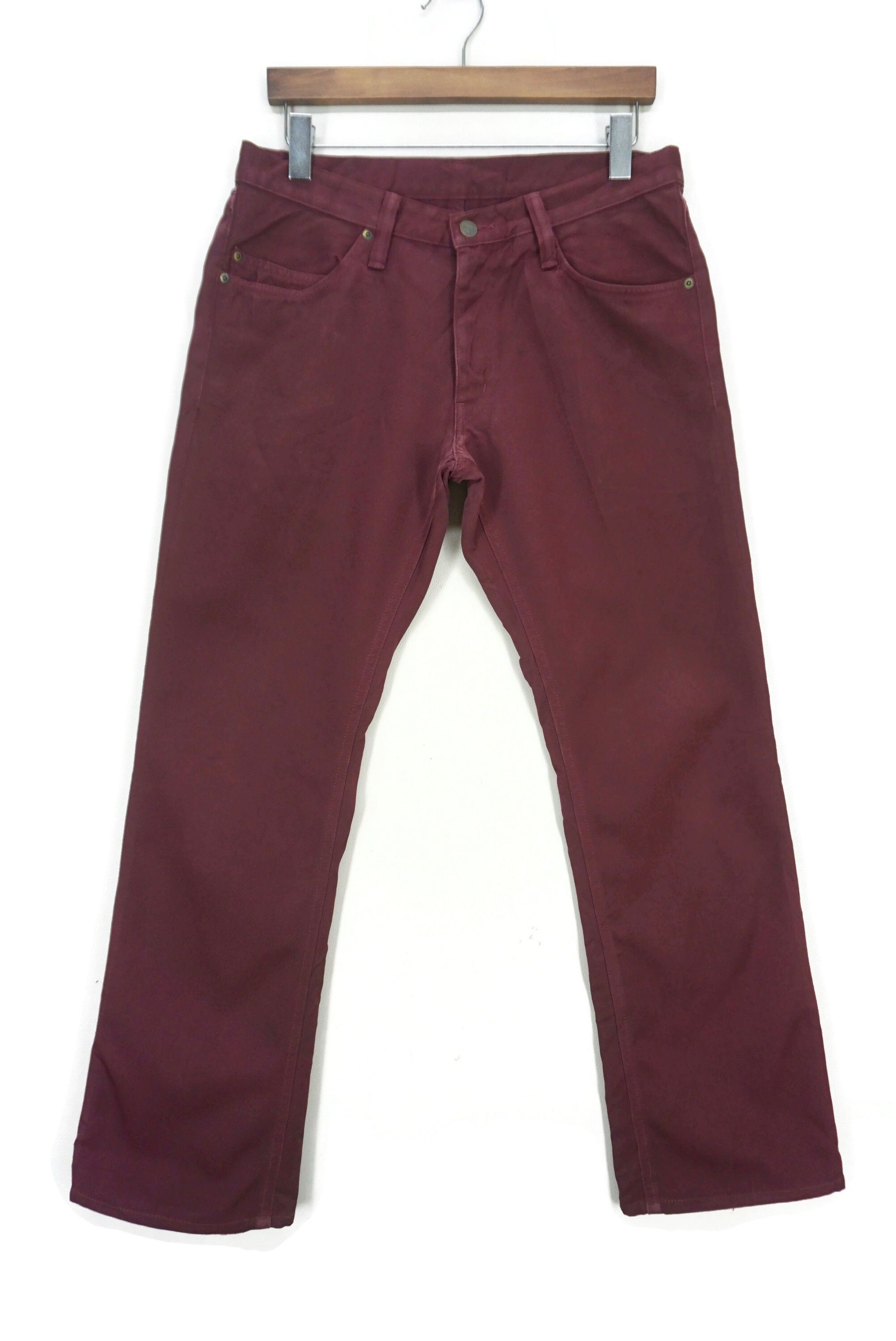 HOLLYWOOD RANCH MARKET Iron by HR Market Blue Blue Jeans Size W32xL29.5 Low Rise Size US 32 / EU 48 - 1 Thumbnail