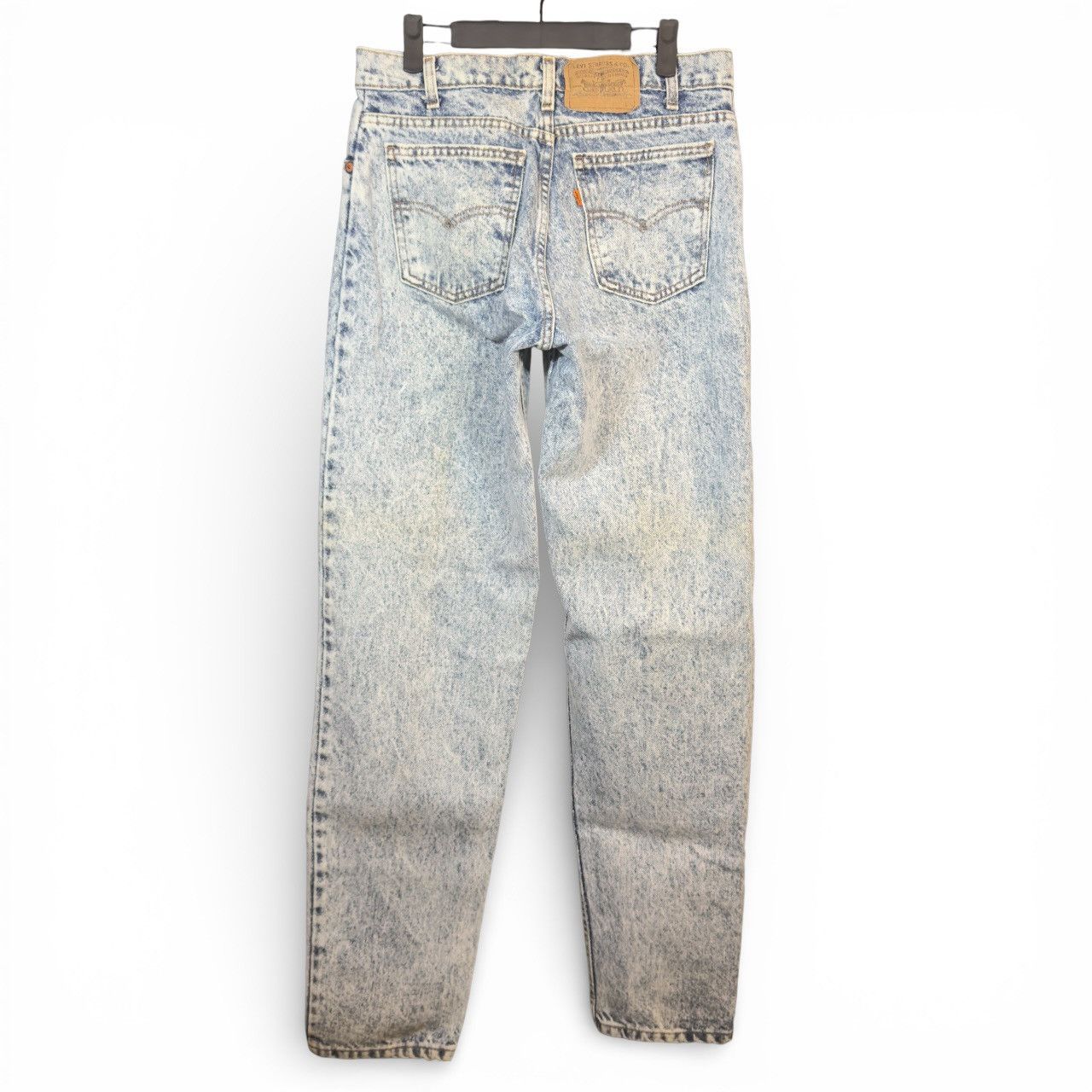 Levi's Vintage 90s Levi's 550 Orange Tab Acid Wash Denim Jeans Size US 31 - 1 Thumbnail