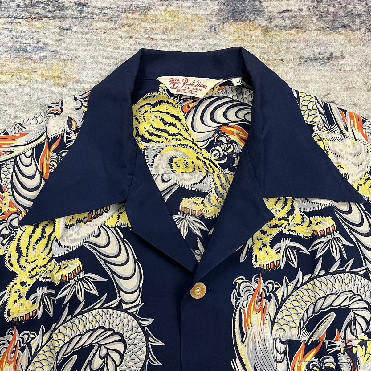 Japanese Brand × Vintage Vintage 90s Pearl Diver hawaiian shirt Size US M / EU 48-50 / 2 - 7 Thumbnail