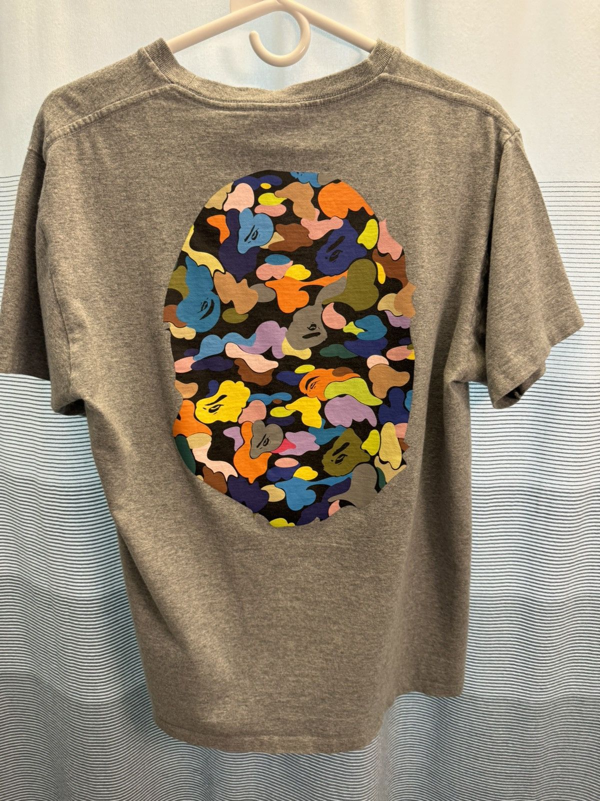 Bape Multi Camo Big Ape Head Tee Size US M / EU 48-50 / 2 - 2 Thumbnail