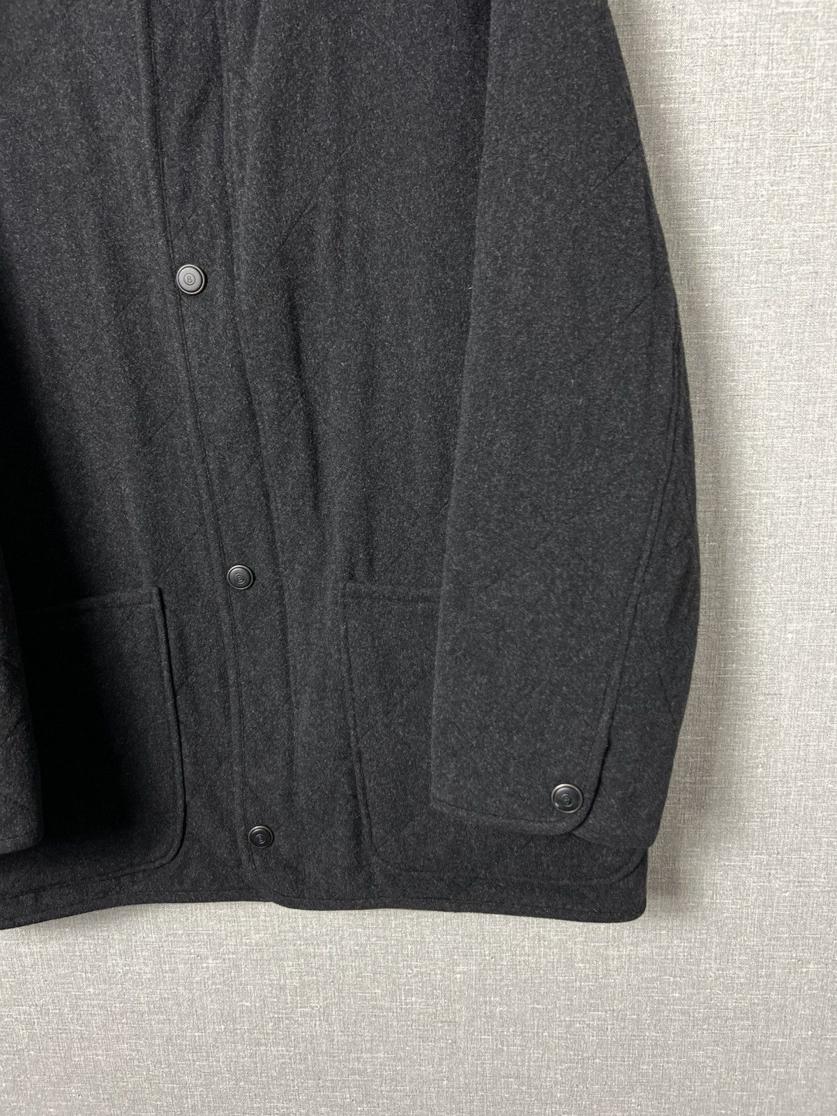 Bogner Bogner Wool & Cashmere Button + Zipper Coat Quilted Lining Size US L / EU 52-54 / 3 - 6 Thumbnail