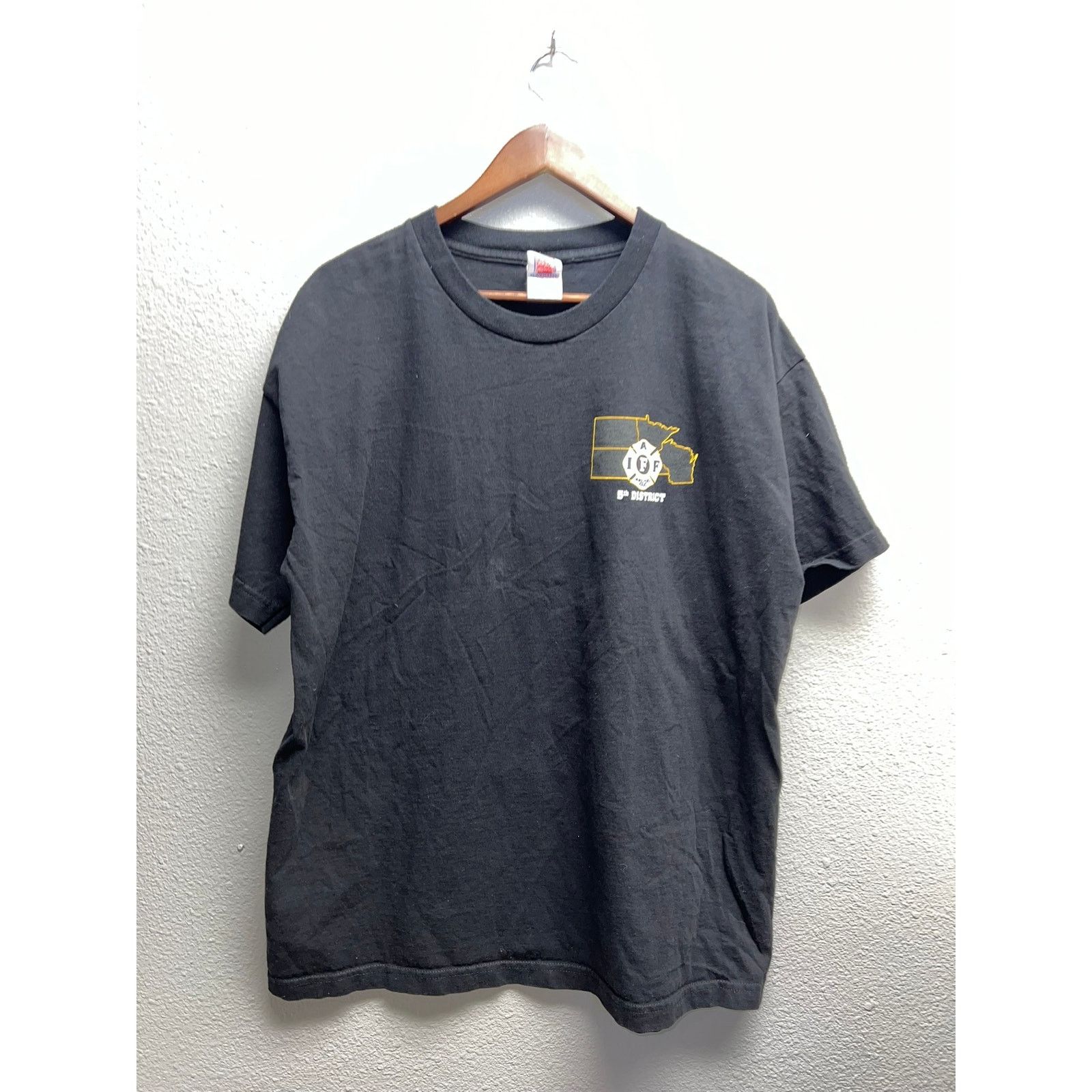 Vintage Vintage Firefighter Shirt Of Fire Fighters Joplin Tee Size US XL / EU 56 / 4 - 2 Thumbnail