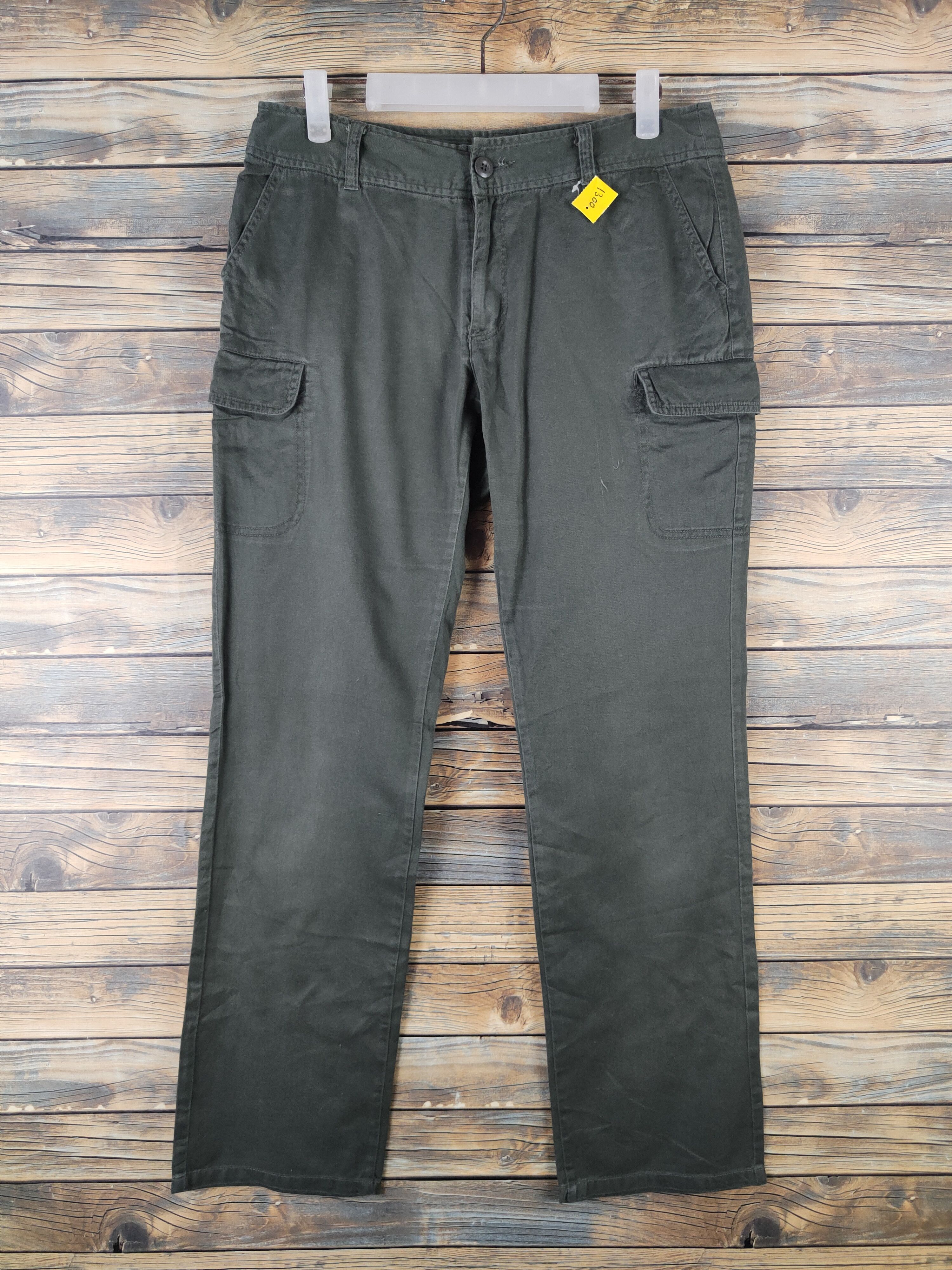 Other DL Earth Music&Ecology Olive Multipocket Cargo Pants #1300 Size 30" / US 8 / IT 44 - 1 Thumbnail