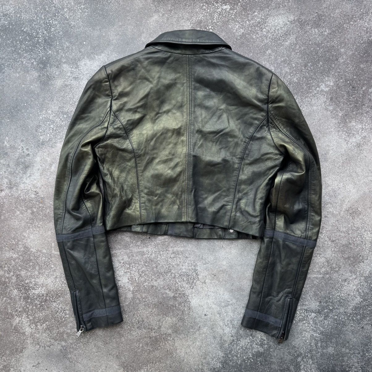 Diesel DIESEL 00’s Vintage Faded/Washed Punk Leather Jacket Size S / US 4 / IT 40 - 5 Thumbnail