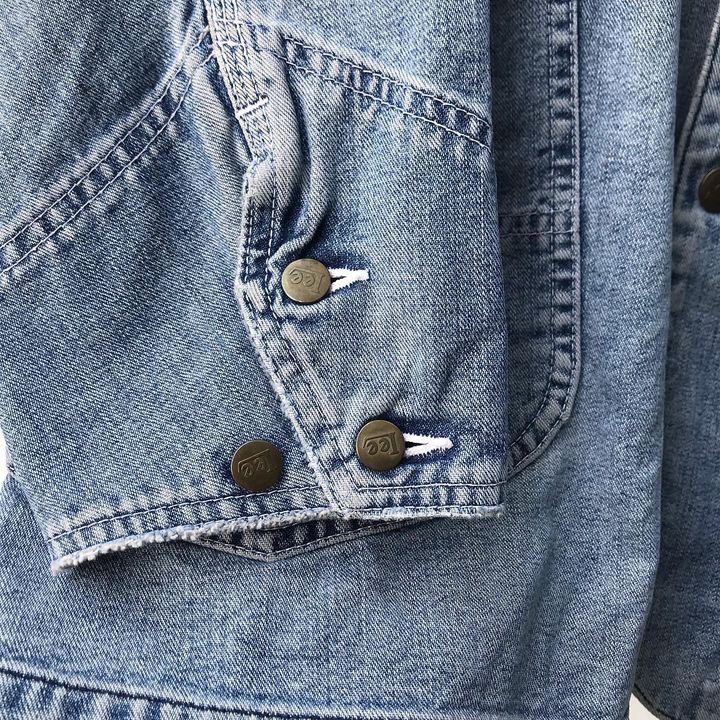 Lee × Vintage Vintage Lee Chore Jacket denim blue jeans Sanforized Coveral Size US L / EU 52-54 / 3 - 4 Thumbnail