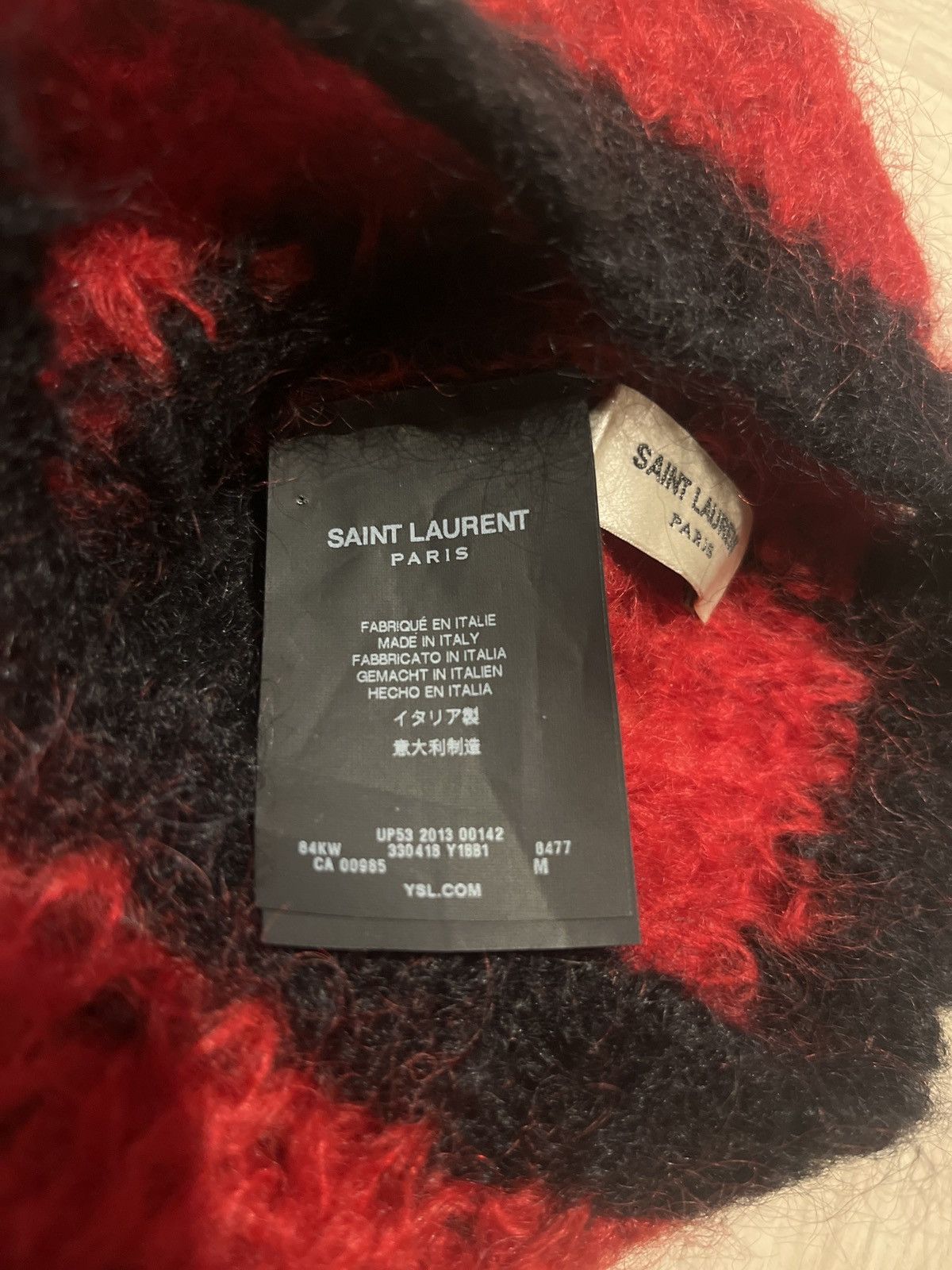 Saint Laurent Paris Saint Laurent Paris FW13 mohair beanie Size ONE SIZE - 2 Thumbnail