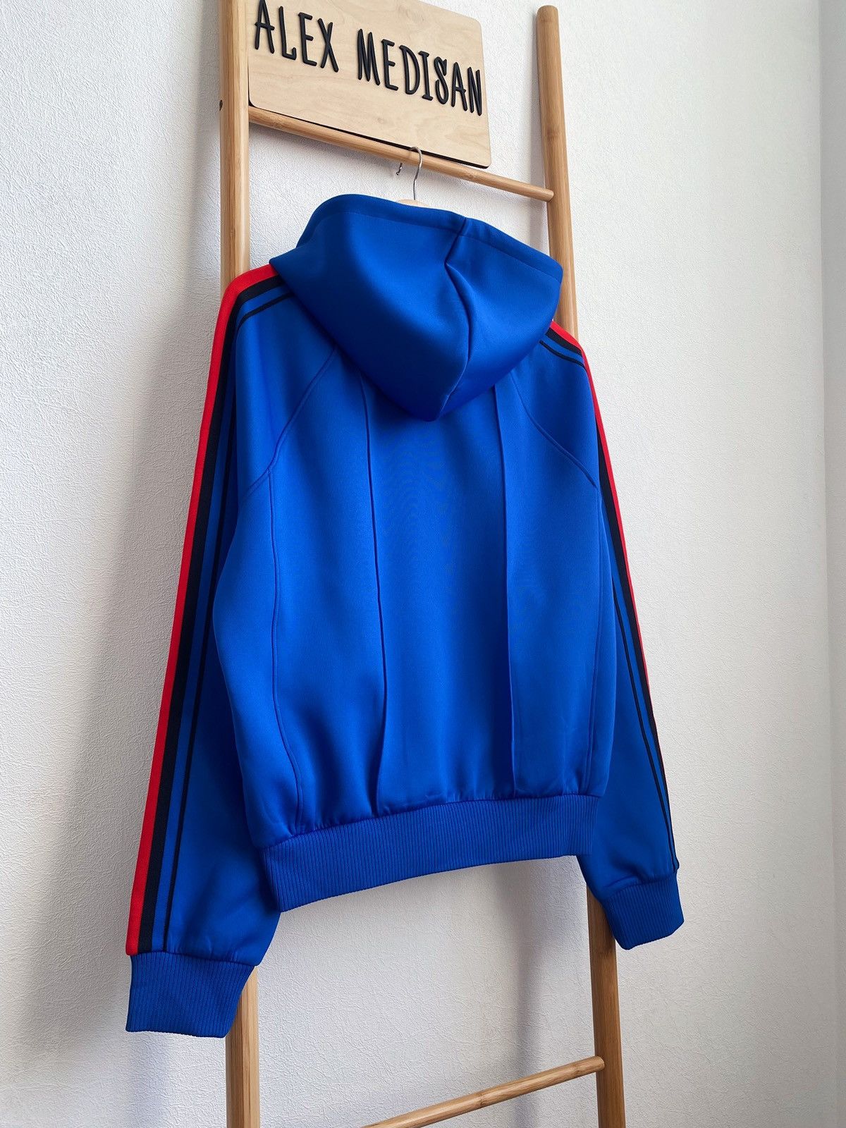 H&M × Paco Rabanne New Rabanne x H&M Unisex Blue Full Zip Hooded Tracksuit Size M / US 6-8 / IT 42-44 - 15 Thumbnail