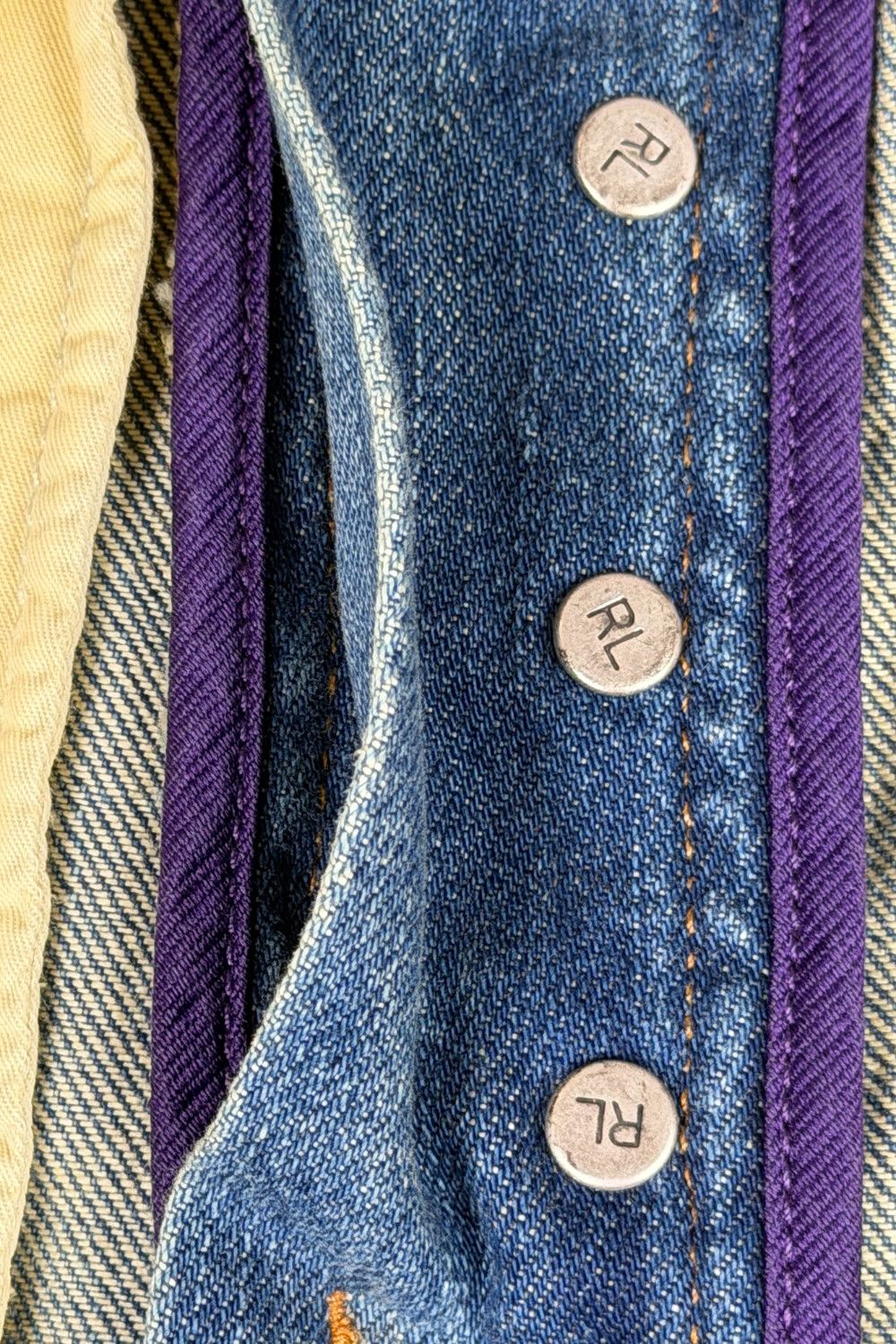Ralph Lauren Purple Label Ralph Lauren Purple Label Hand-Beaded Artisanal Denim Size 28" / US 6 / IT 42 - 6 Thumbnail