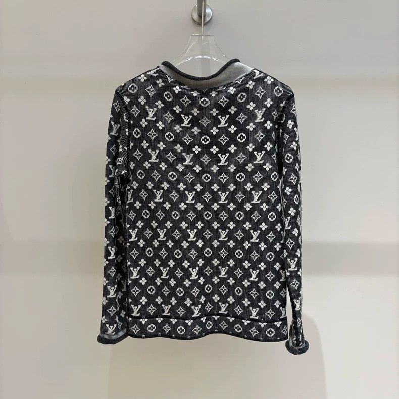 Louis Vuitton Louis Vuitton Wool 23ss full print crewneck long-sleeve sw Size US S / EU 44-46 / 1 - 2 Thumbnail