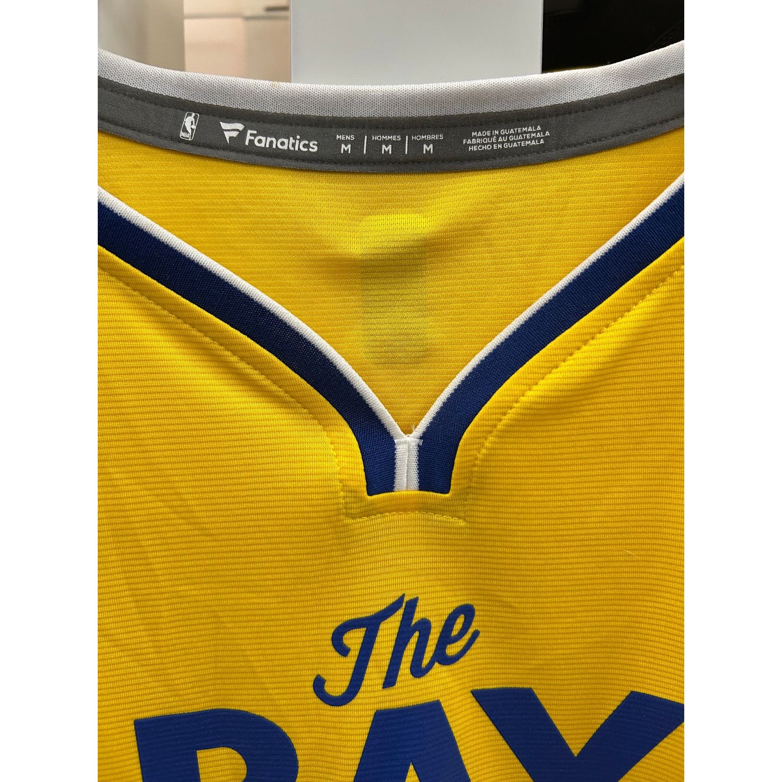 NBA Golden State Warriors "The Bay" City Edition jersey Curry M Size US M / EU 48-50 / 2 - 2 Thumbnail