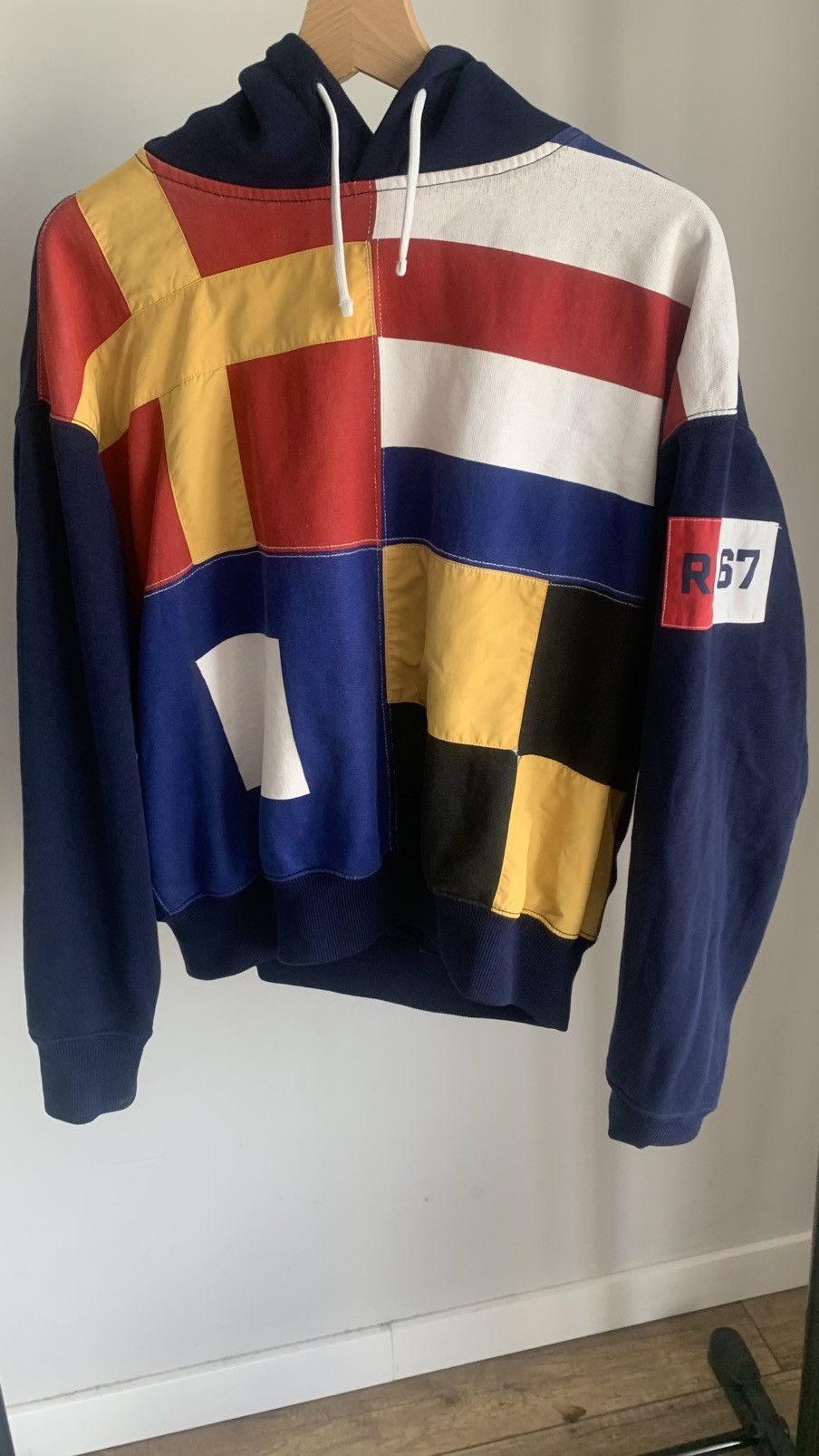 Polo Ralph Lauren Polo Ralph Lauren CP-93 Patchwork Hoodie RL67 Size S Size US S / EU 44-46 / 1 - 1 Thumbnail