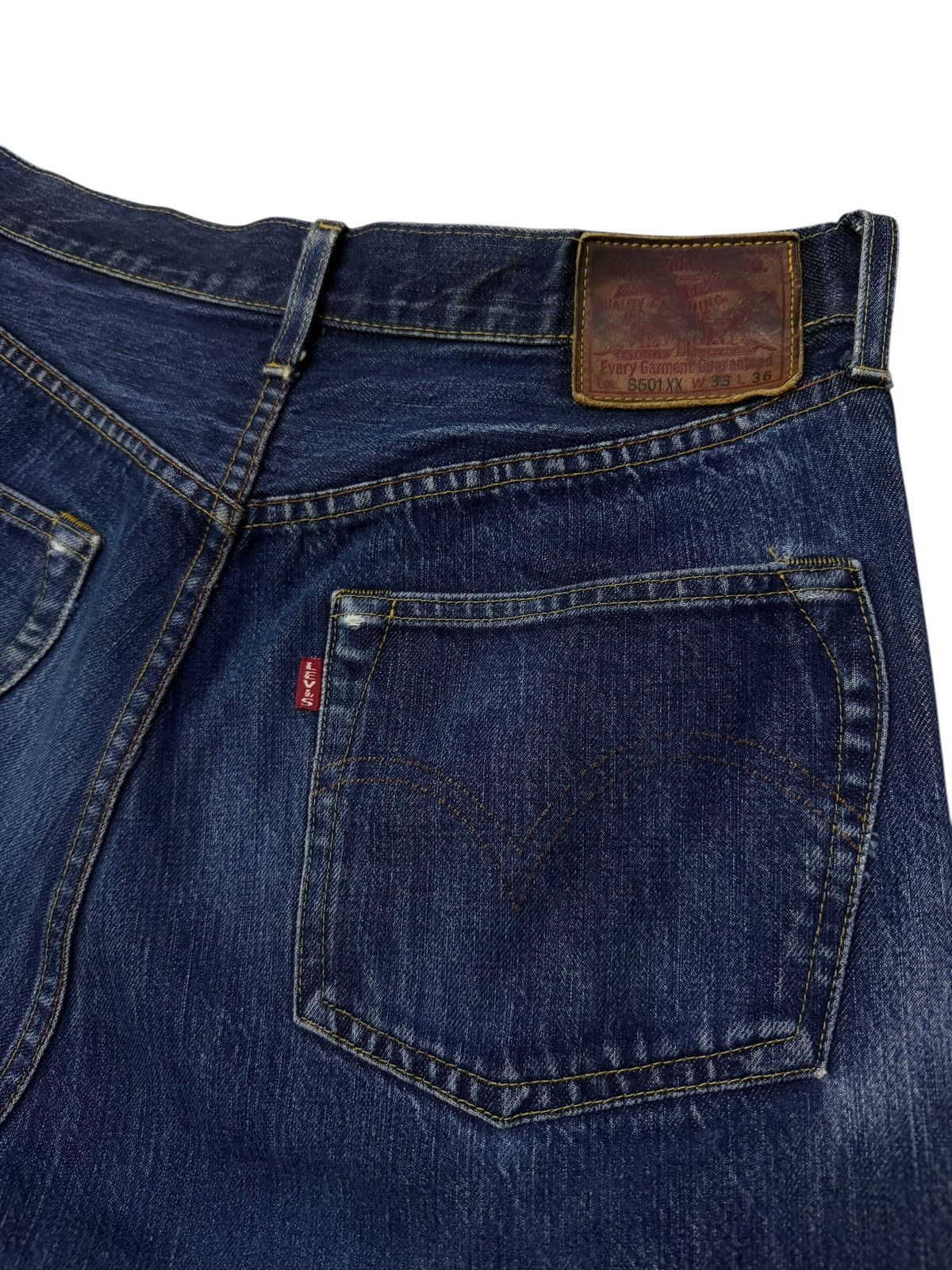 Levi's Vintage Clothing Vintage 00s Levi’s LVC S501XX Big E | Selvedge Denim U.S.A Size US 31 - 11 Thumbnail