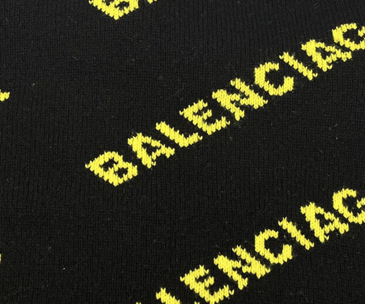Balenciaga Balenciaga black and yellow printed sweater2412-Nextarrow Size US M / EU 48-50 / 2 - 8 Thumbnail