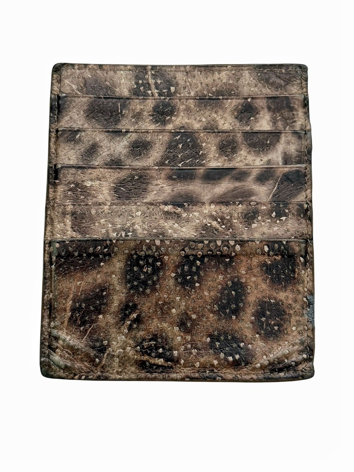 Rick Owens RARE 1/1 Wolffish Leather Card Holder Size ONE SIZE - 1 Thumbnail