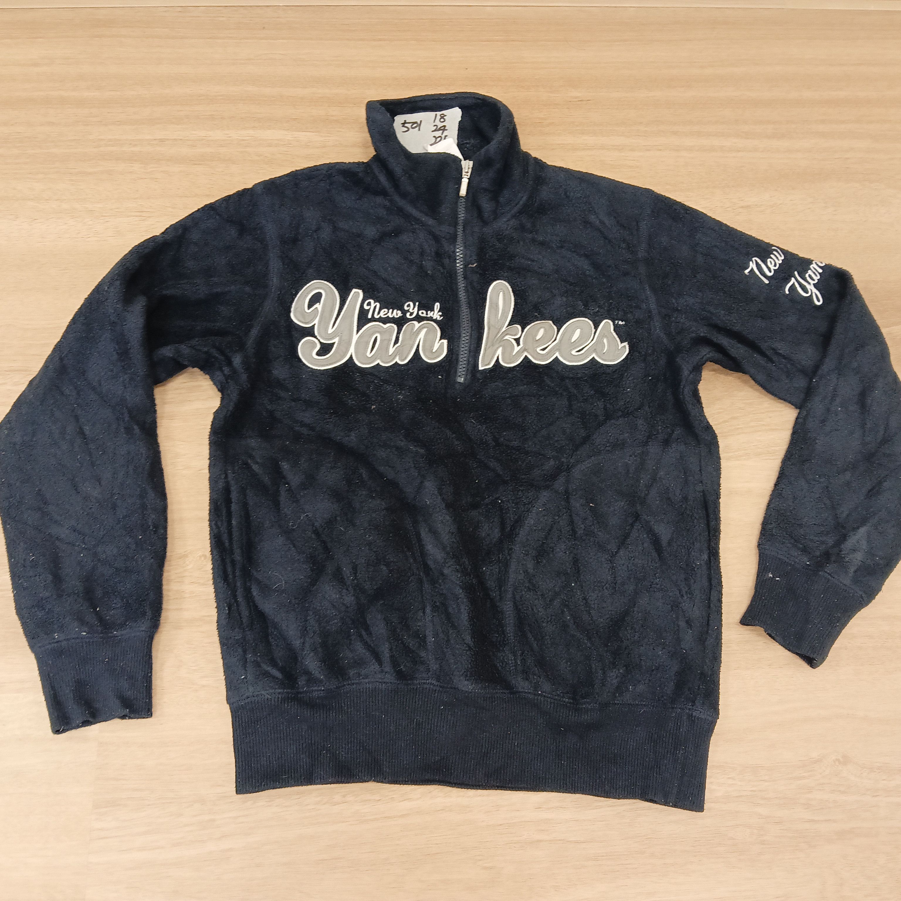 New York Yankees HALF ZIPPER NEW YORK YANKEES SWEATER BIG LOGO S Size US S / EU 44-46 / 1 - 1 Thumbnail