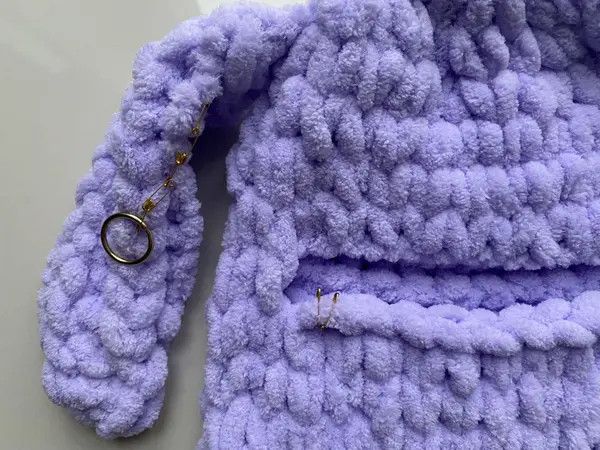 VIBE Handmade Knitted Balaclava Ski Mask Bunny Rabbit Style Size ONE SIZE - 4 Thumbnail