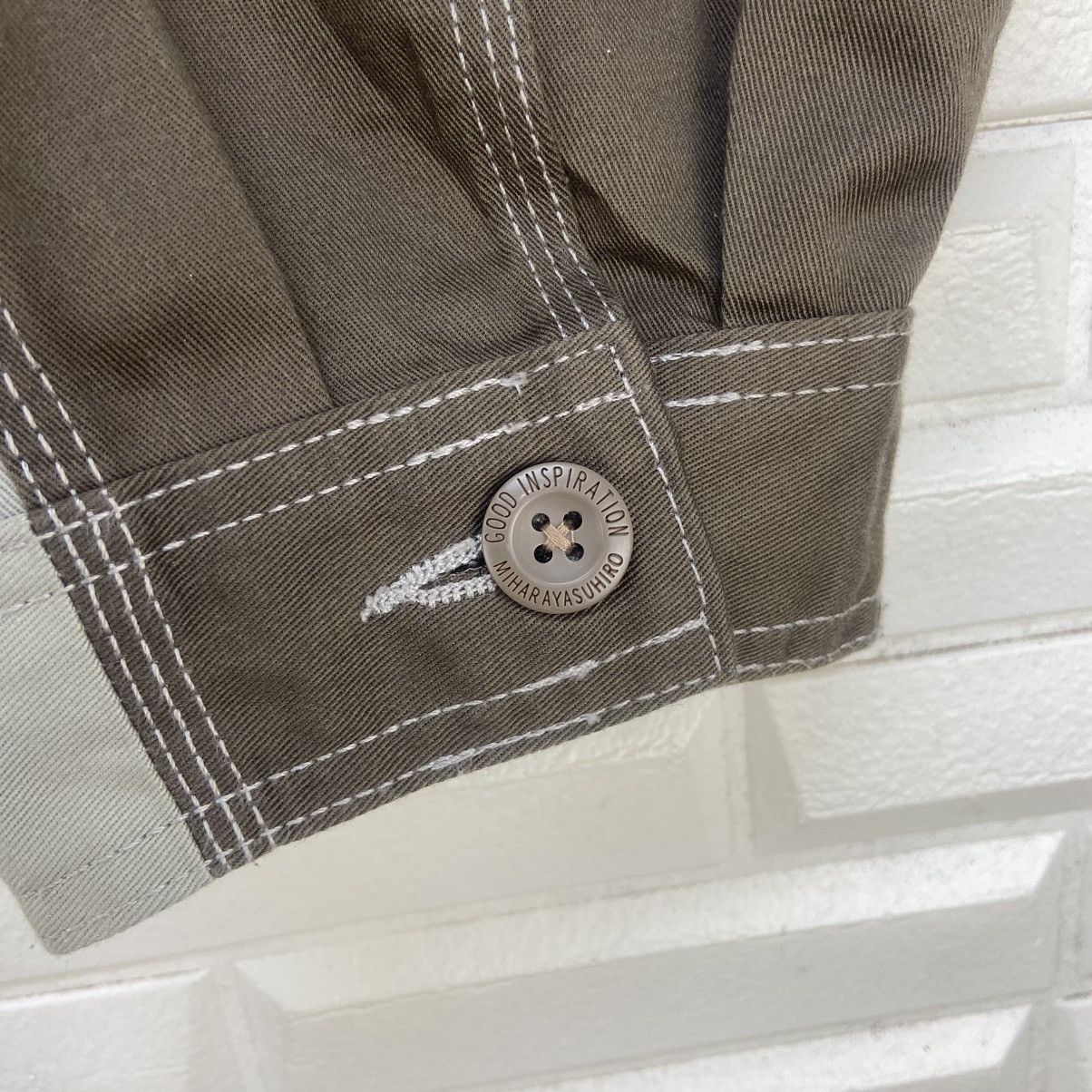 Designer × Maison MIHARA YASUHIRO Miharayasuhiro Two-tone Worker Workwear Jacket Size US M / EU 48-50 / 2 - 8 Thumbnail