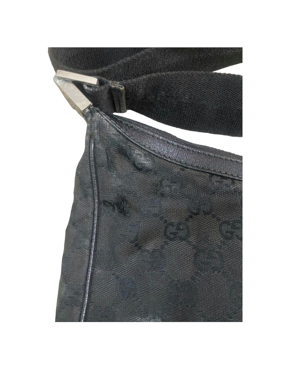 Gucci Vintage Black Monogram Gucci Crossbody Size ONE SIZE - 6 Thumbnail