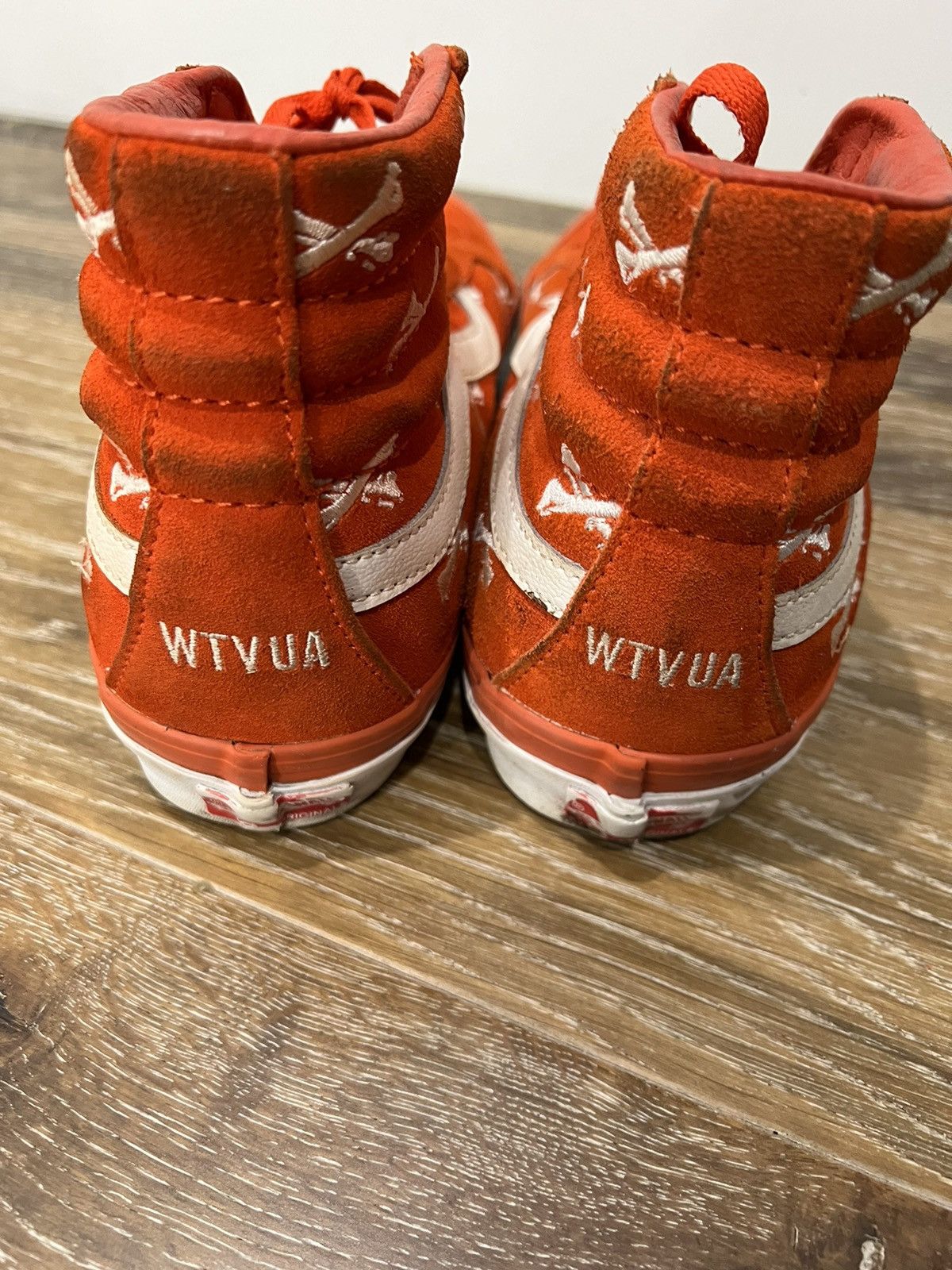 Vans × Wtaps Vans wtaps sk8 hi lx orange bones sneakers Size US 10.5 / EU 43-44 - 6 Thumbnail