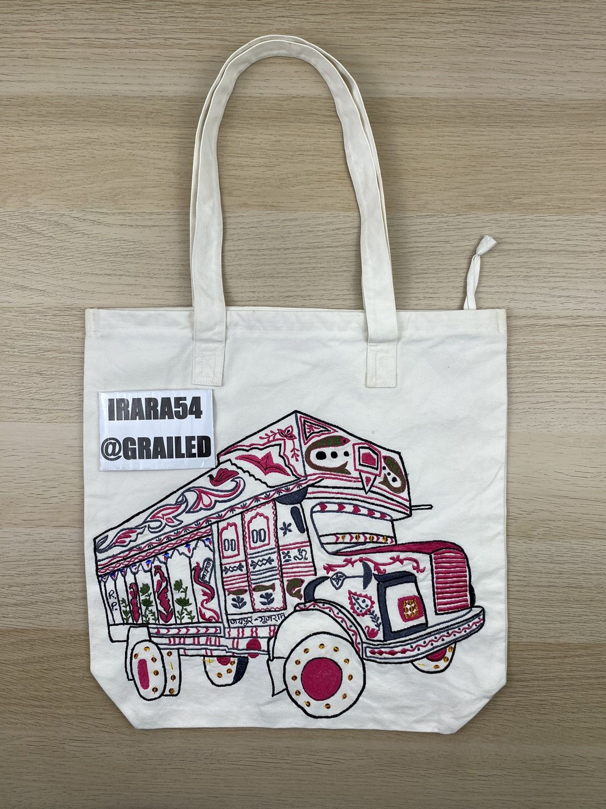 Vintage Truck Totebag B069 Size ONE SIZE - 6 Thumbnail