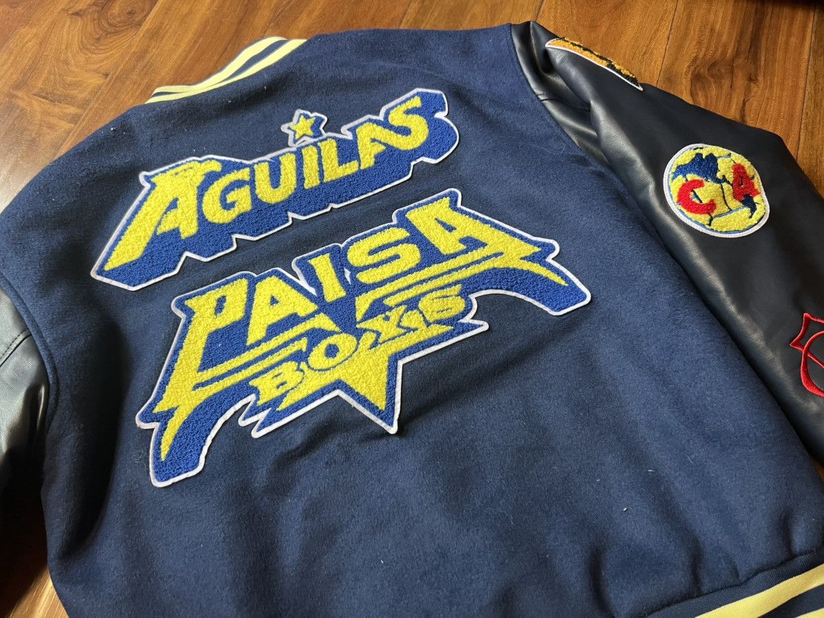 Other Paisa Boys x Club América Letterman Jacket SZ XL Liga MX Size US XL / EU 56 / 4 - 2 Thumbnail