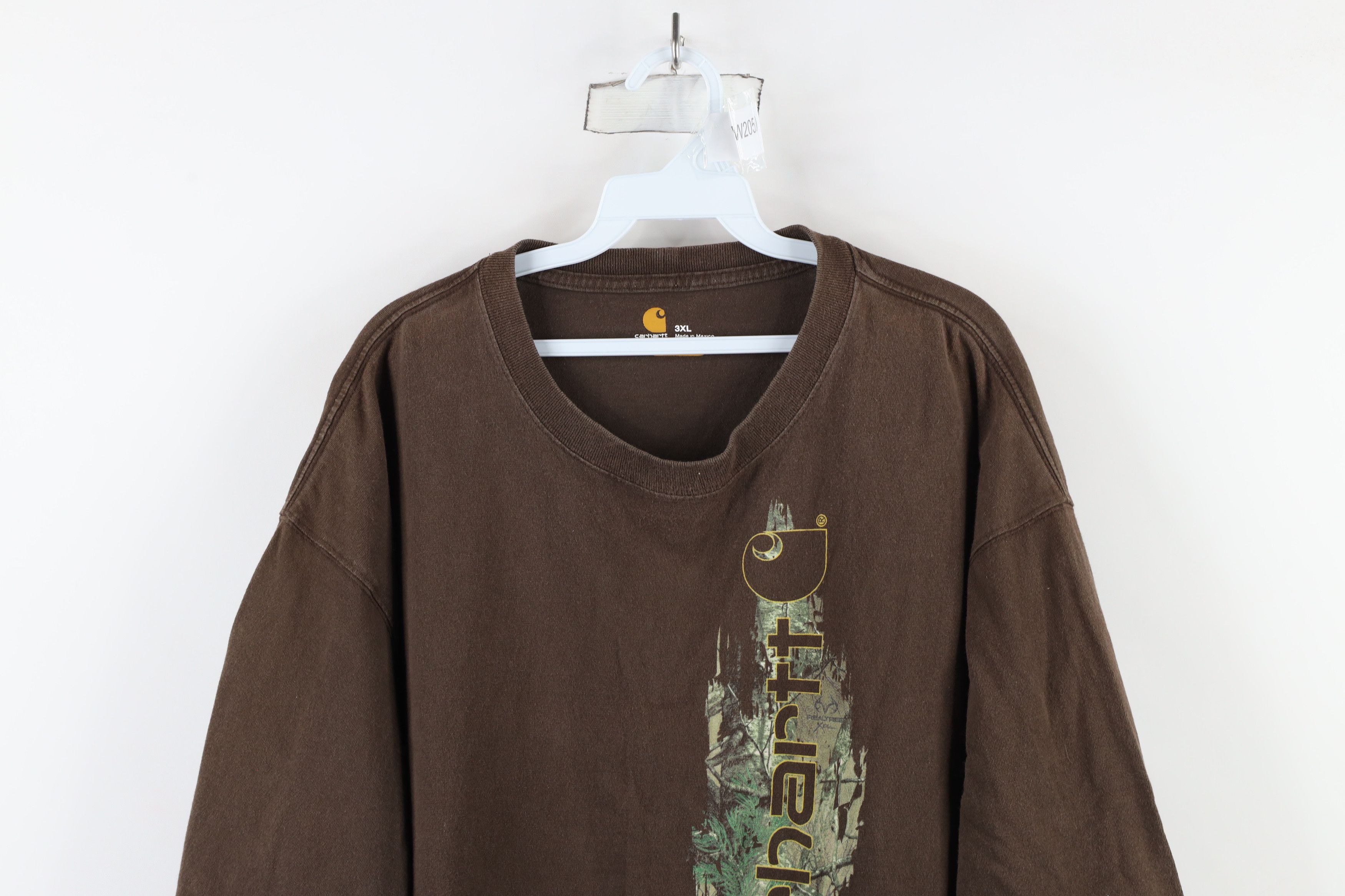 Carhartt × Vintage Vintage Carhartt Out Camouflage Short Sleeve T-Shirt Brown Size US XXL / EU 58 / 5 - 2 Thumbnail
